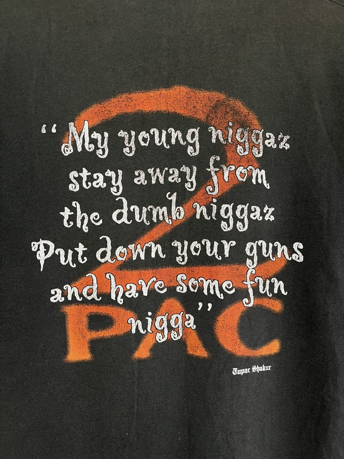 Death Row Records × Rap Tees × Vintage ©1997 Tupac Shakur “My Niggaz“ vintage 90s 2pac Size US XL / EU 56 / 4 - 4 Thumbnail
