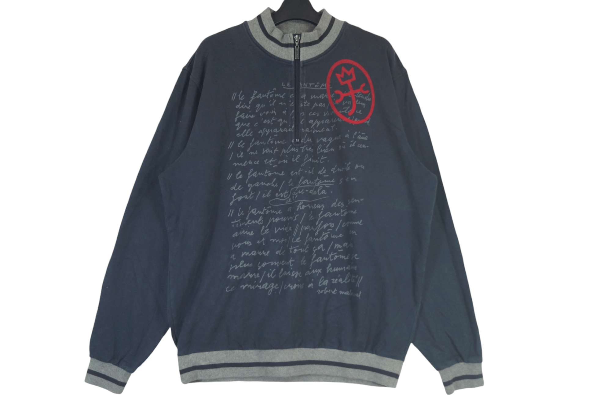 Jean Charles De Castelbajac × Vintage Castelbajac Swatshirt half Zipper Nice Design Size US L / EU 52-54 / 3 - 1 Thumbnail
