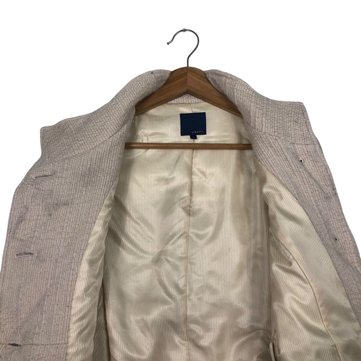 Japanese Brand 📌Asymmetrical Button Cropped Wool Jacket Ships Issey Miyake Size S / US 4 / IT 40 - 16 Thumbnail