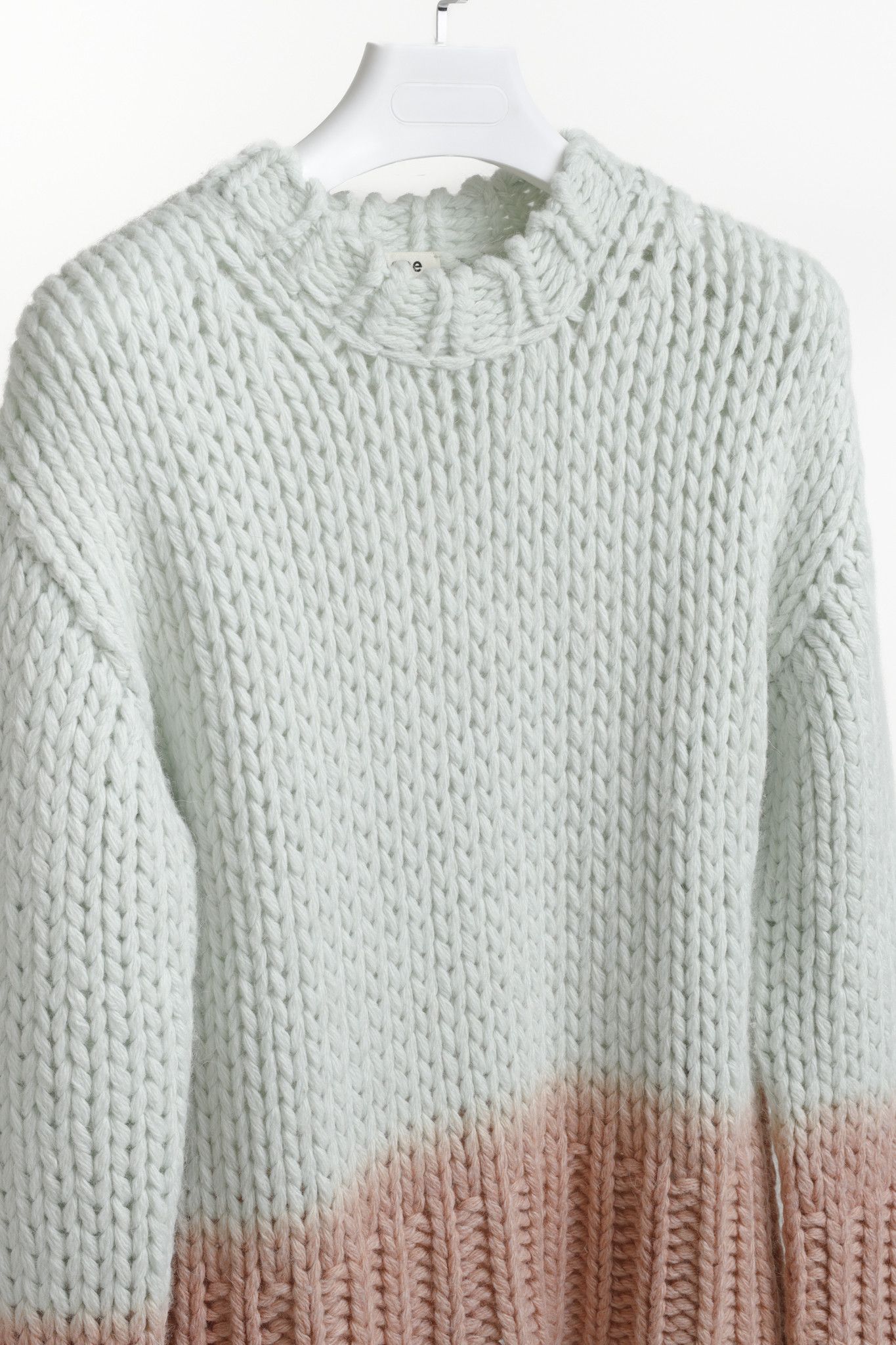 Acne Studios Acne Studios Chunky Oversized Green Pink Loose Knit Sweater Size M / US 6-8 / IT 42-44 - 3 Thumbnail
