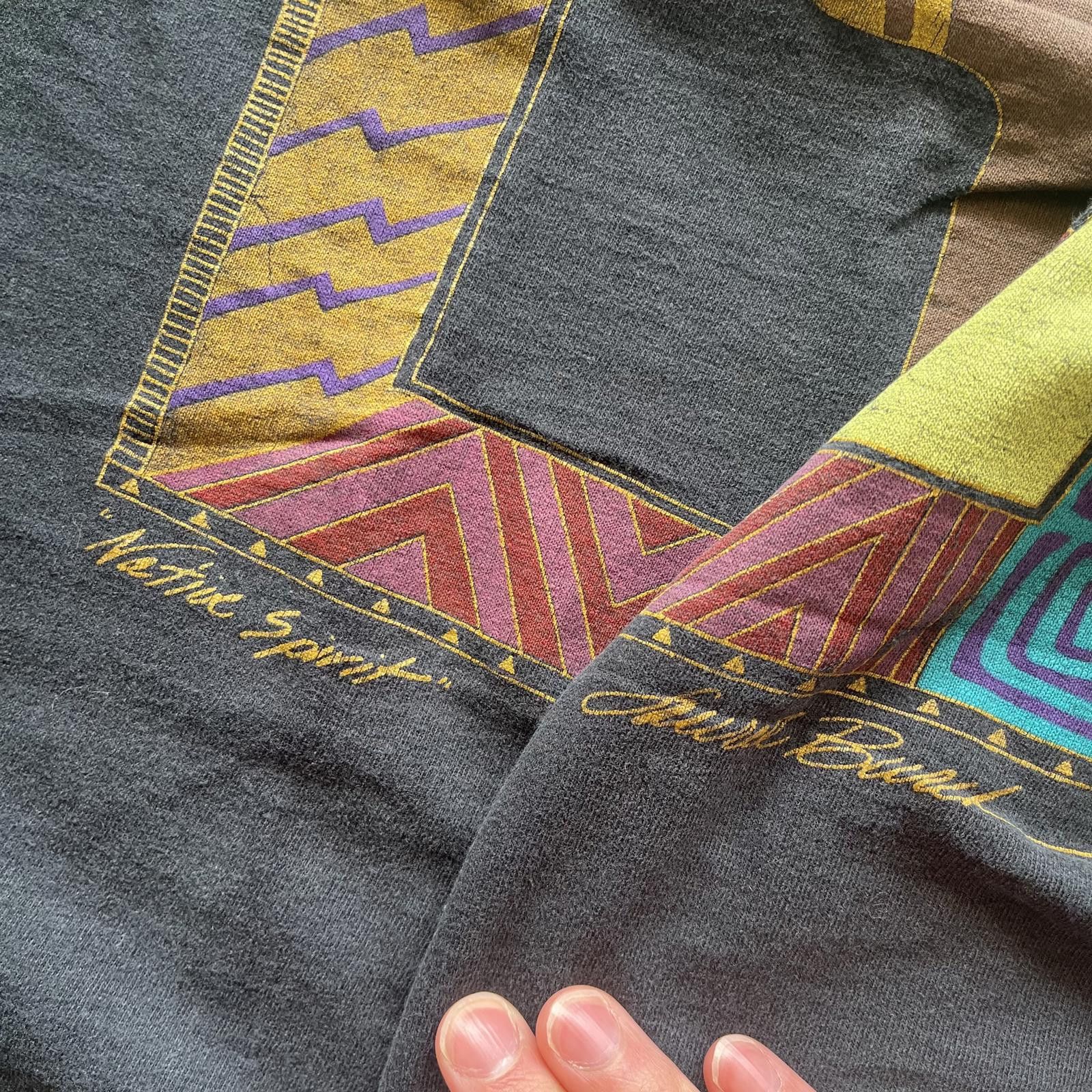Vintage Vintage Unique Abstract 90s Egypt Pharaoh Art Shirt Size US L / EU 52-54 / 3 - 5 Thumbnail