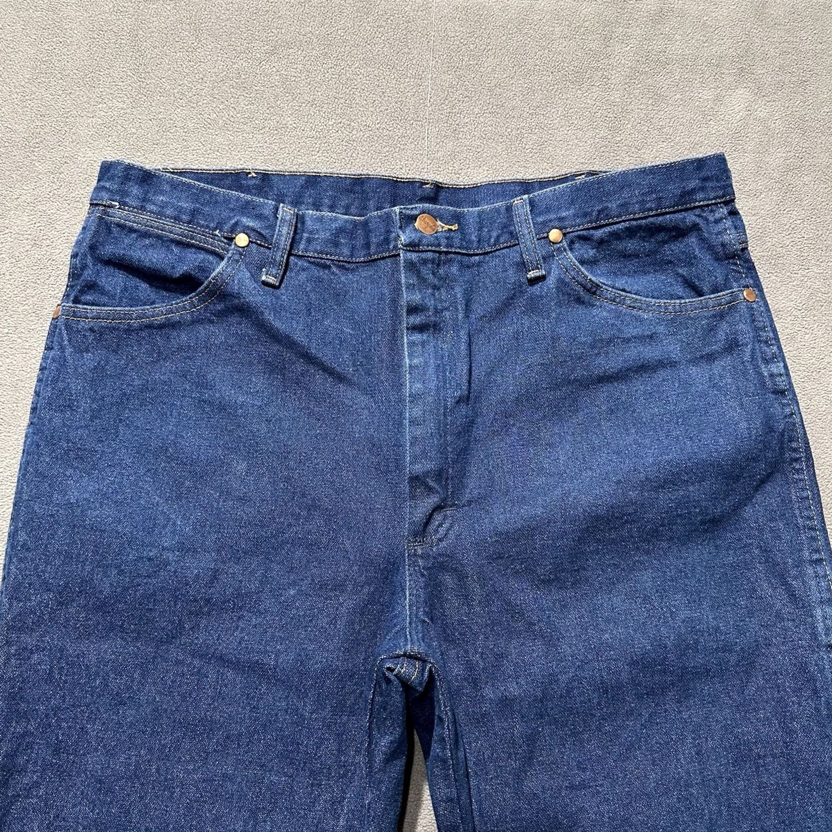 Wrangler Vintage Wrangler Jeans Men 38x34 936PWD Relaxed Cowboy Cut Blue Denim Western Size US 38 / EU 54 - 3 Thumbnail