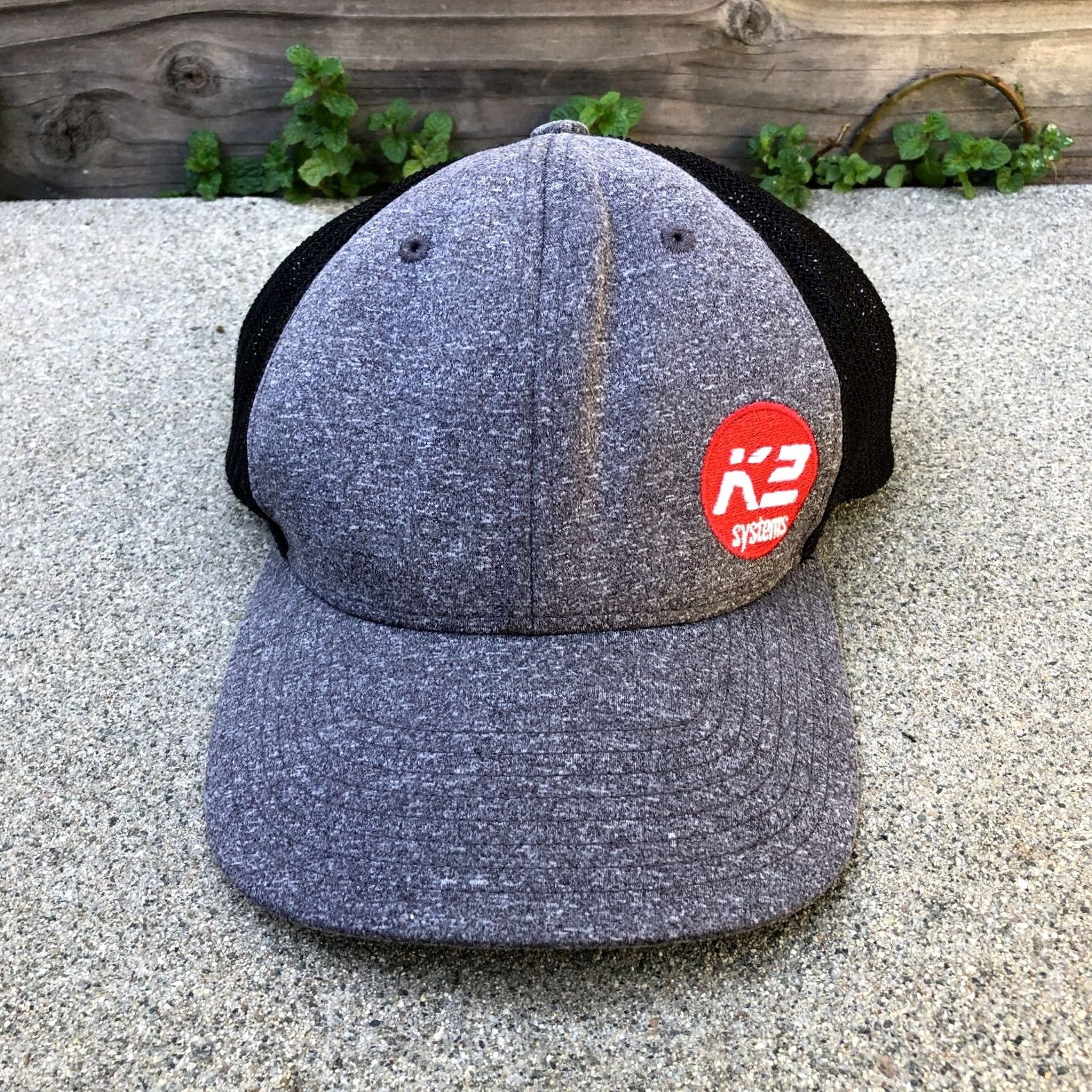 Vintage YUPOONG K2 Systems Trucker Hat Men One Size Grey Fitted Cap Size ONE SIZE - 2 Thumbnail
