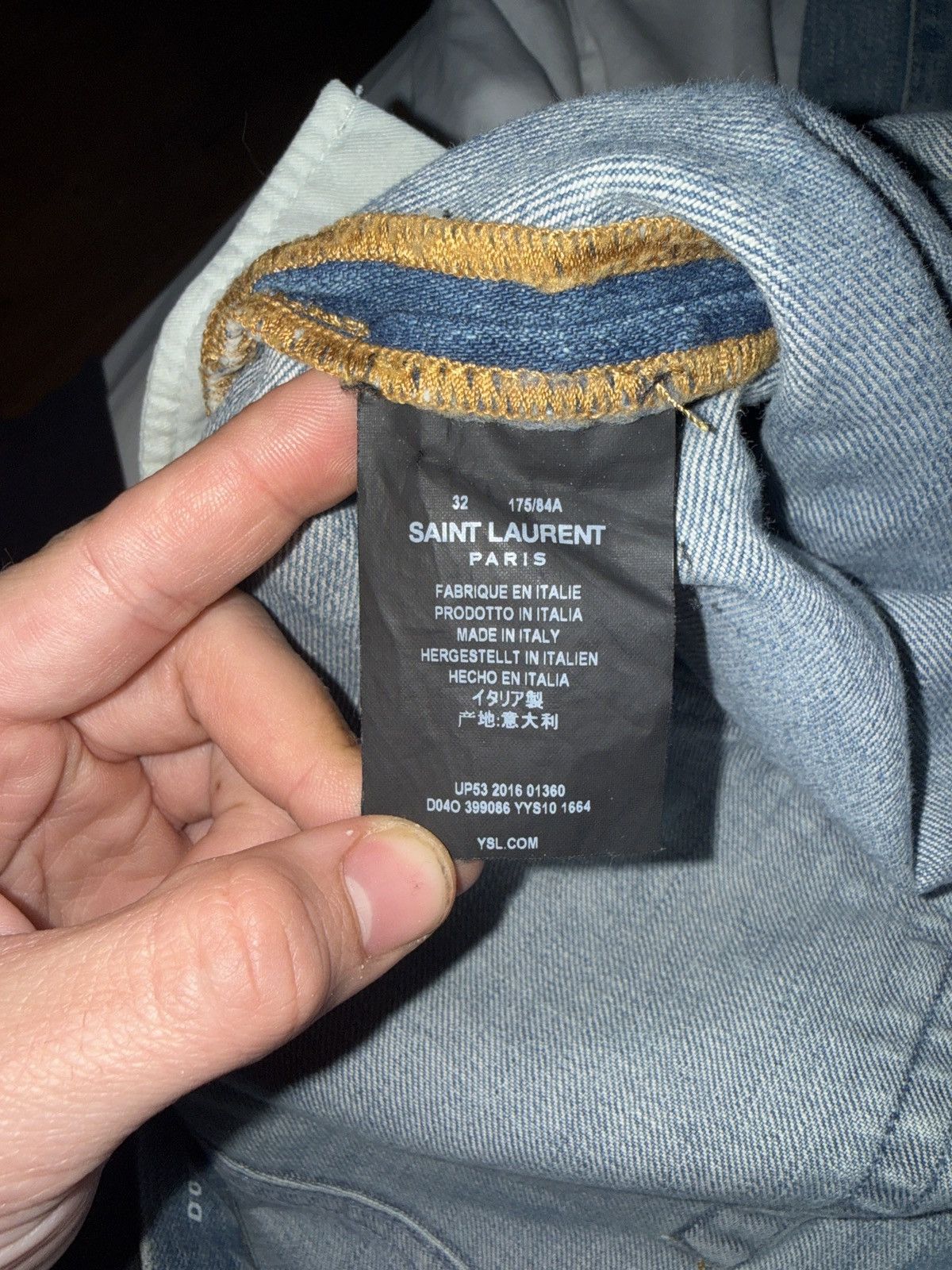 Saint Laurent Paris Saint Laurent ripped skinny jeans Size US 32 / EU 48 - 9 Thumbnail