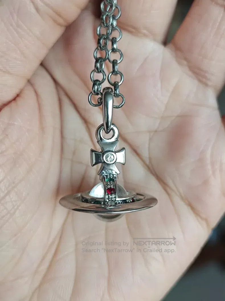 Vivienne Westwood vivienne westwood Silver Medium Orb Necklace Size ONE SIZE - 3 Thumbnail