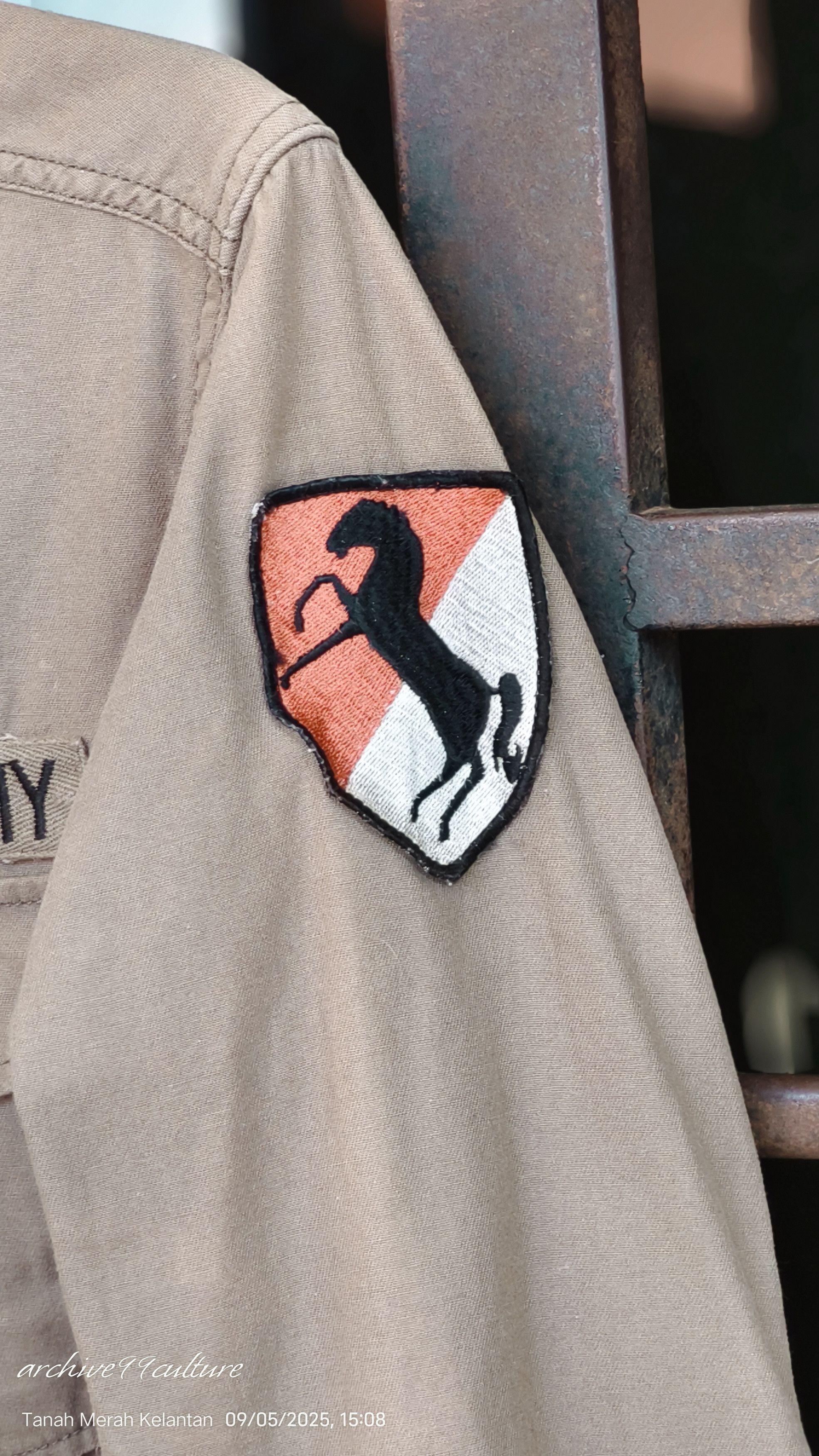Other Houston inc US Army regular medium patches button shirt Size US S / EU 44-46 / 1 - 5 Thumbnail