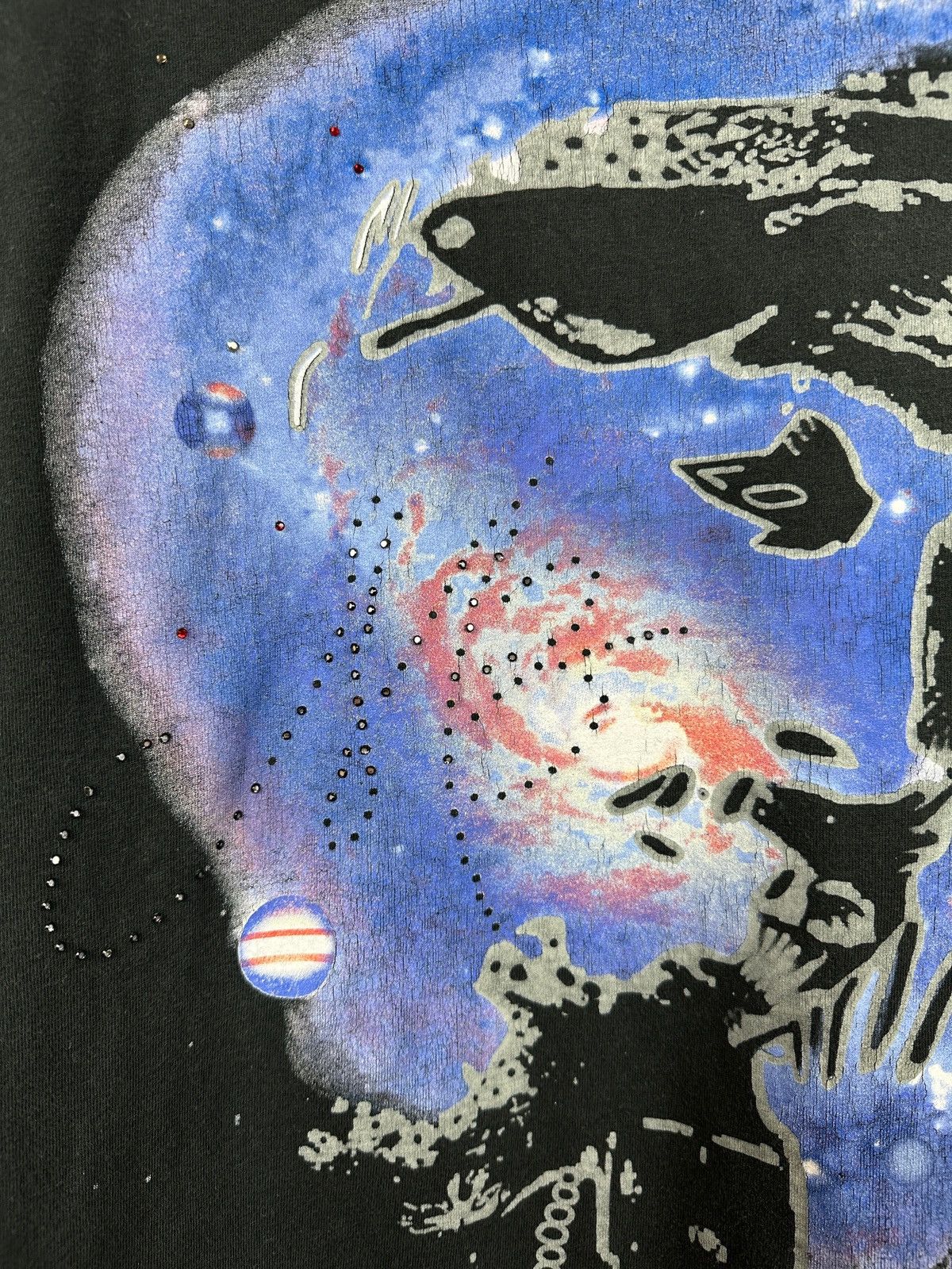 Makaveli Vintage Makaveli 2Pac Tupac Rhinestones T-Shirt Size US L / EU 52-54 / 3 - 9 Thumbnail