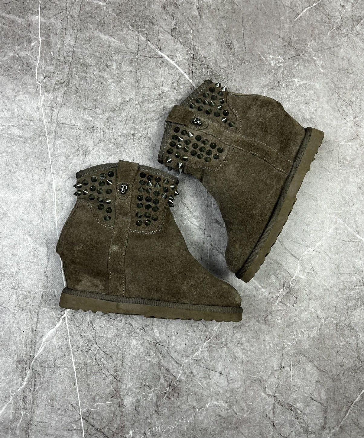 ASH Ash YOKO studded wedge ankle boots Retail $360 Size US 8 / IT 38 - 3 Thumbnail