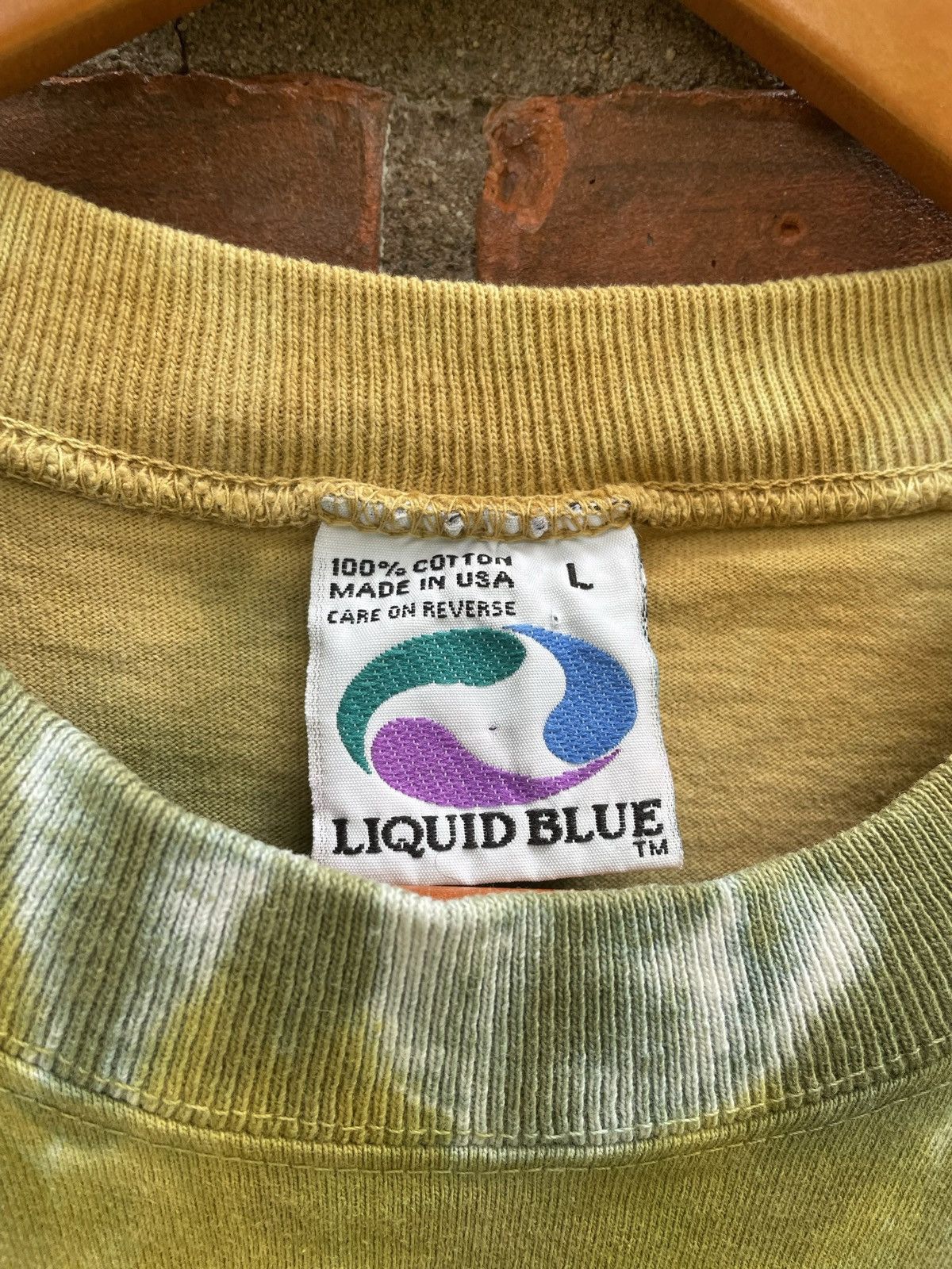 Liquid Blue RARE Vintage 90s Grateful Dead Alien Tee Size US L / EU 52-54 / 3 - 3 Thumbnail