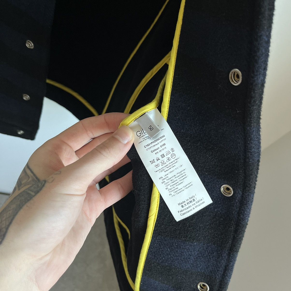 Iceberg Iceberg Men’s Wool Jacket 50 Size US M / EU 48-50 / 2 - 7 Thumbnail