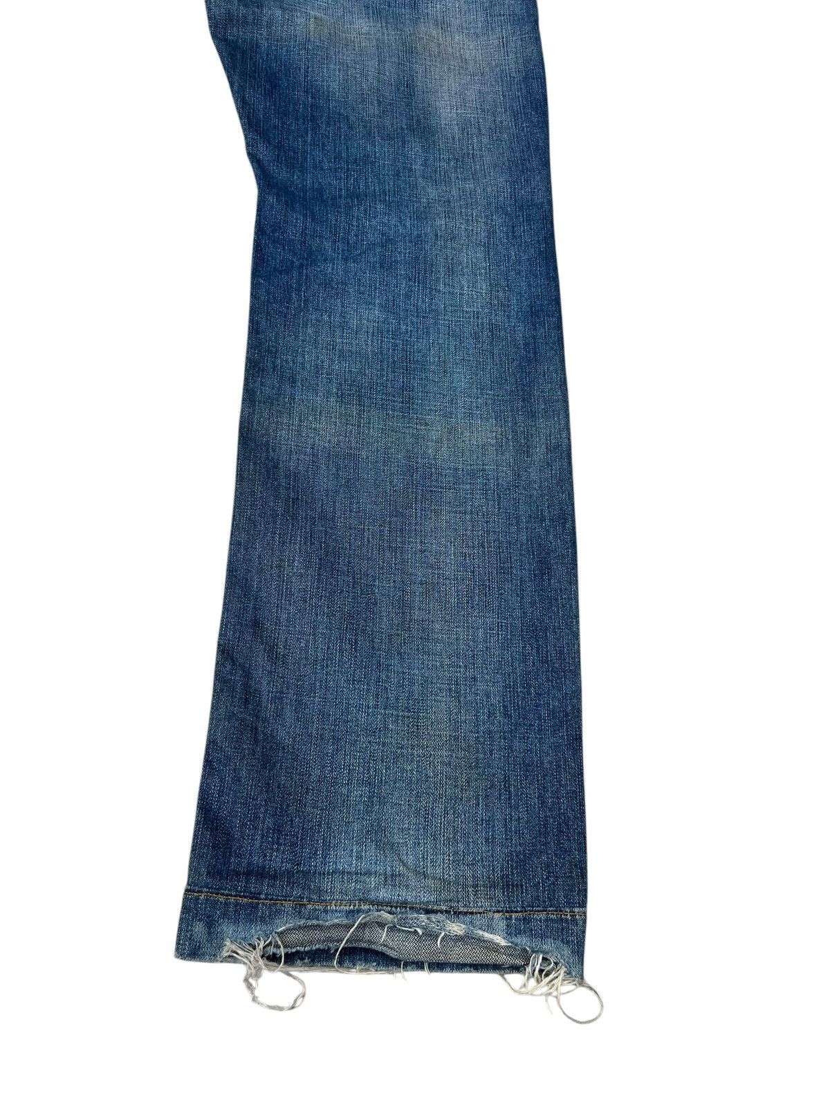 Dolce & Gabbana Vintage 00s Dolce & Gabbana Dirty Mud Distressed Denim Jeans Size US 34 / EU 50 - 17 Thumbnail