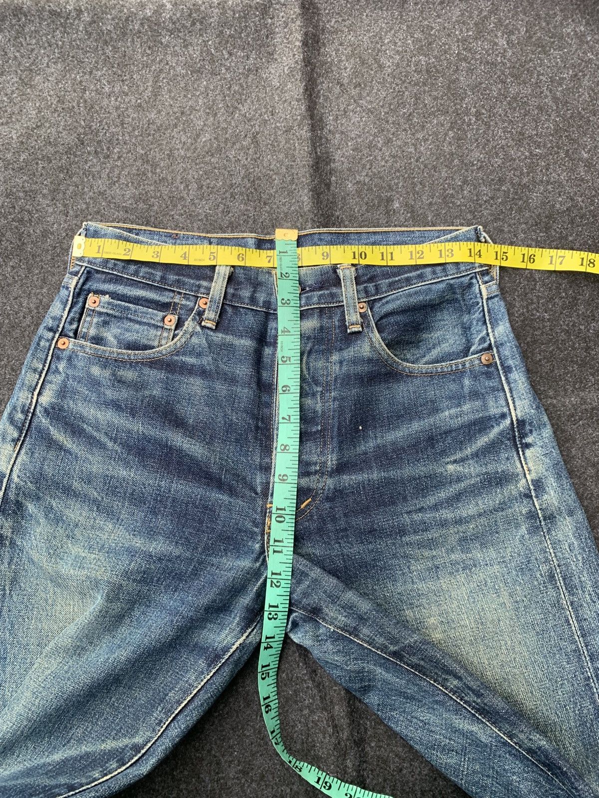 Levi's Levi's 503B Big E Selvedge Japan 🇯🇵 Vintage Fade Size US 28 / EU 44 - 11 Thumbnail