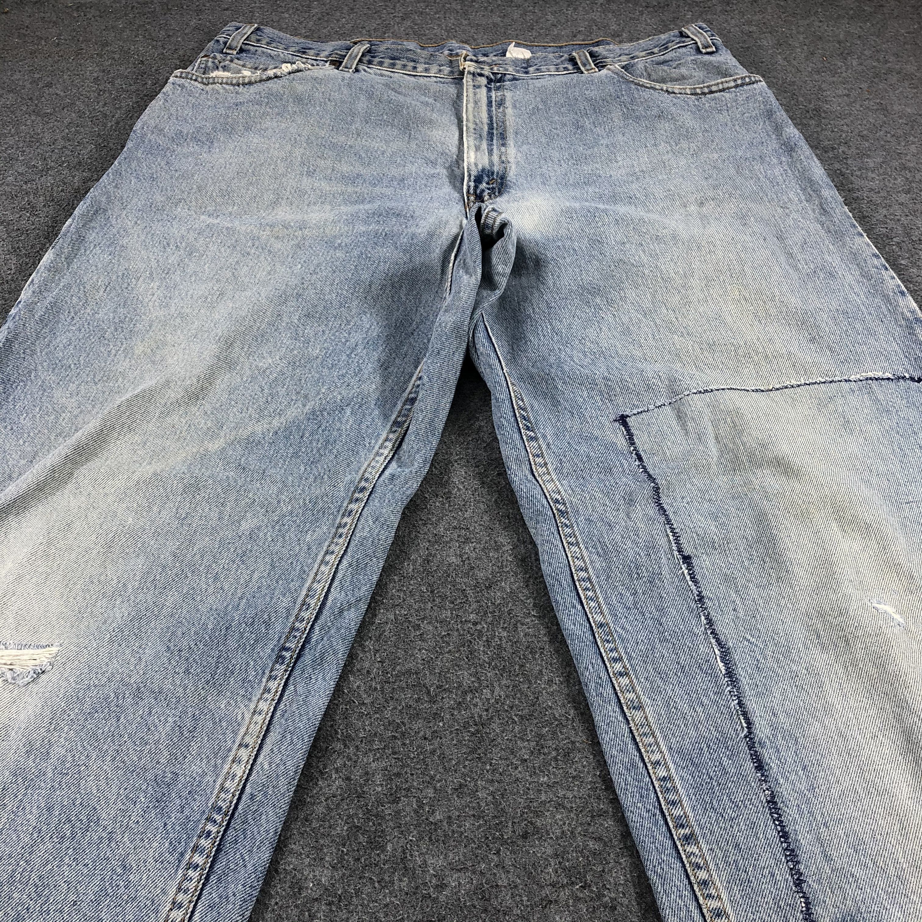 Levi's Baggy Vintage Levis 560 Jeans Faded Blue Denim-J1112 Size US 41 - 3 Thumbnail