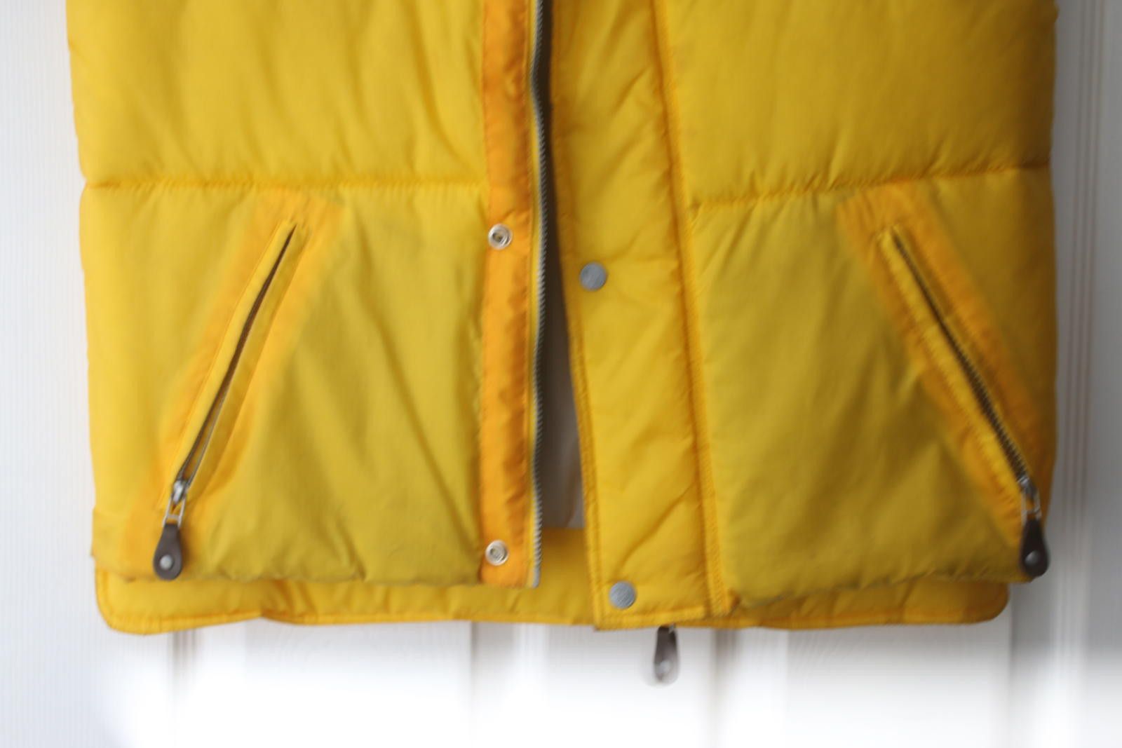 The North Face No Excess Yellow Puffer Vest Union Garment Vintage 90s Mens Size US M / EU 48-50 / 2 - 2 Thumbnail