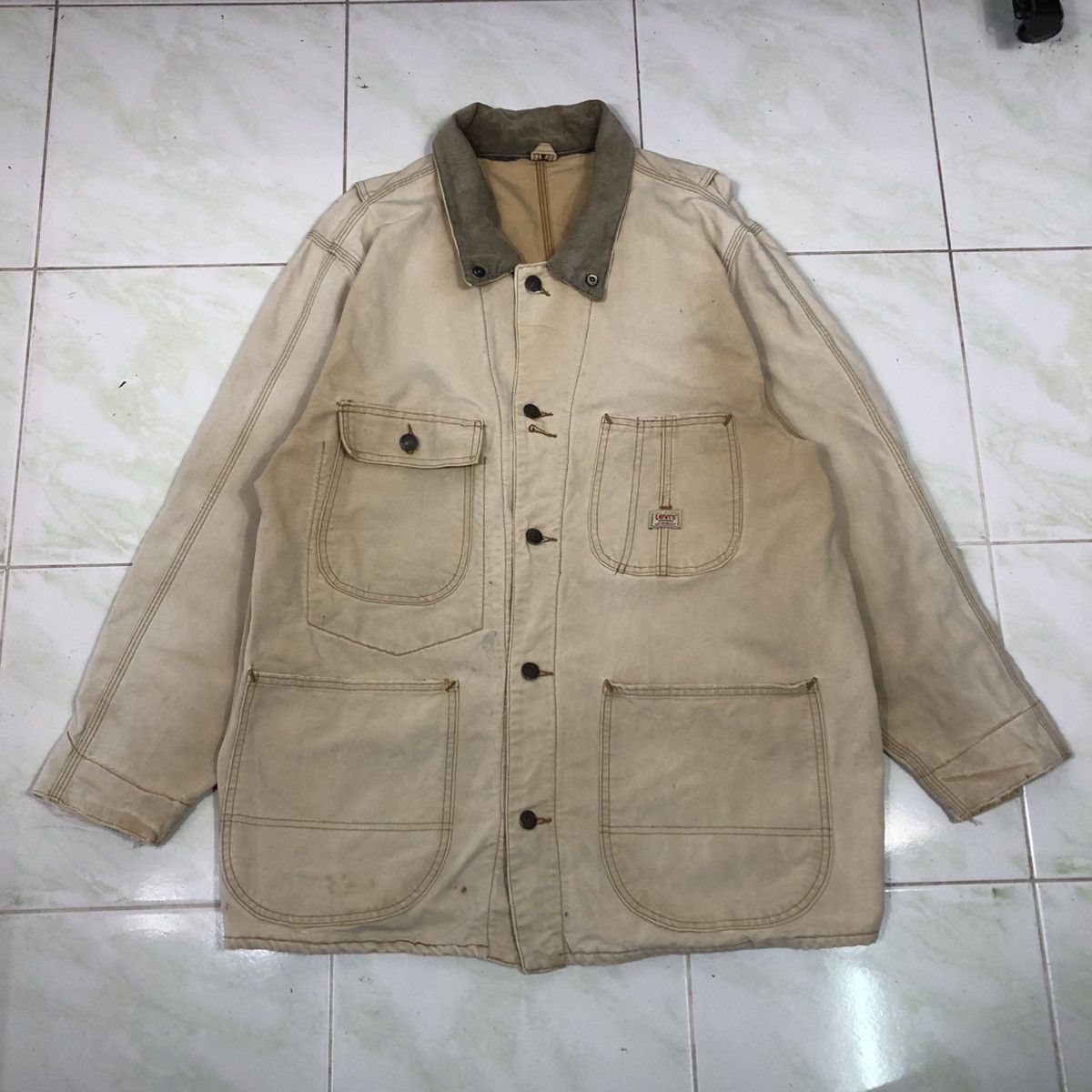 Levi's 📌Vintage Chore Jacket Duck Canvas Levi's Multi Pocket Size US M / EU 48-50 / 2 - 1 Thumbnail