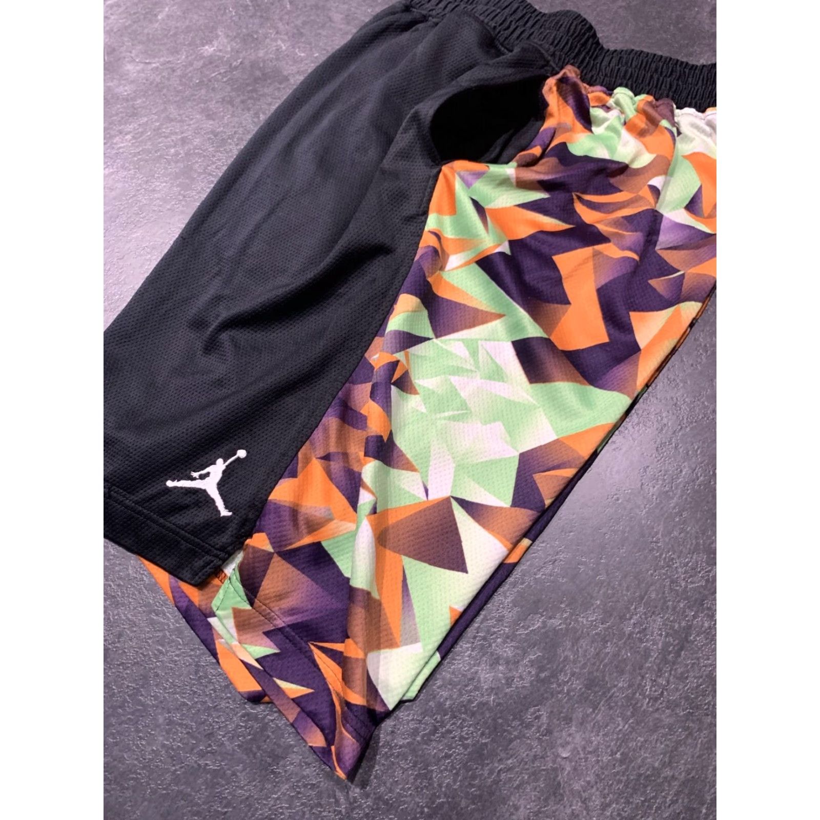 Jordan Brand JORDAN AIR JORDAN VII RETRO 7 "HARE" BASKETBALL SHORTS BLACK SIZE L MENS Size US 36 / EU 52 - 7 Thumbnail