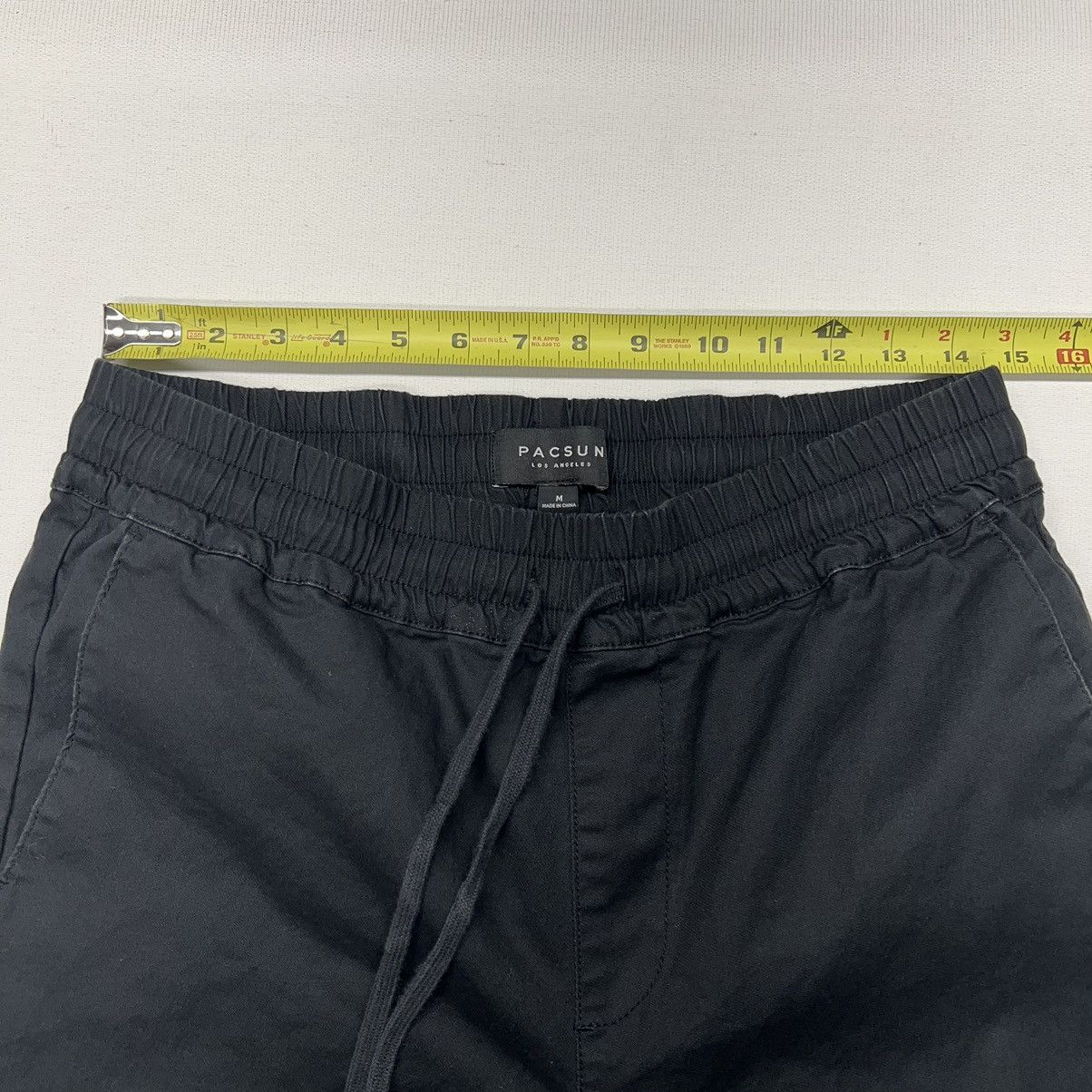 Pacsun Pacsun Pants Black Skinny Stacked Drawstring Ankle Zipper Size US 32 / EU 48 - 19 Thumbnail