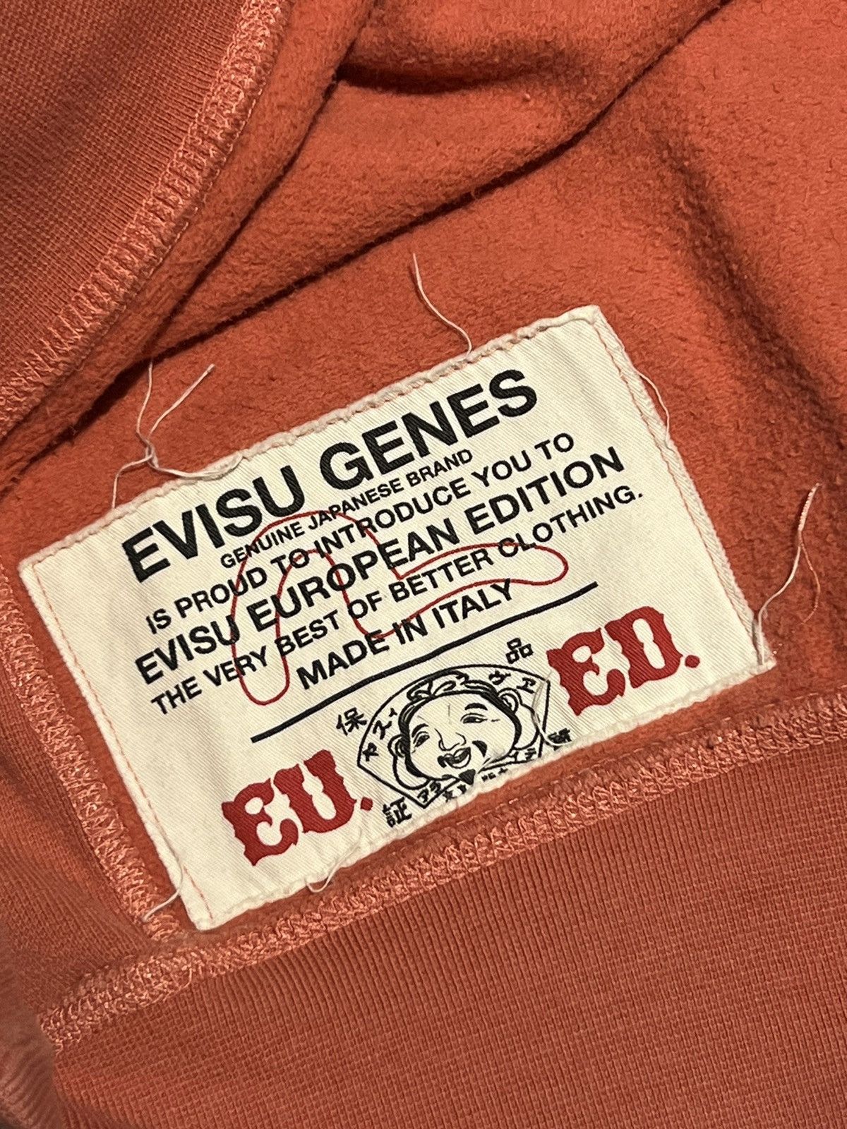 Evisu × Japanese Brand × Vintage Vintage Evisu Japanese Women Sweatshirt Size M / US 6-8 / IT 42-44 - 8 Thumbnail