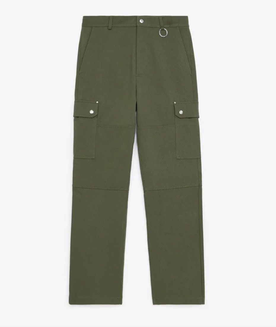 The Kooples Cargo-style khaki pants in cotton twill Size US 30 / EU 46 - 1 Thumbnail