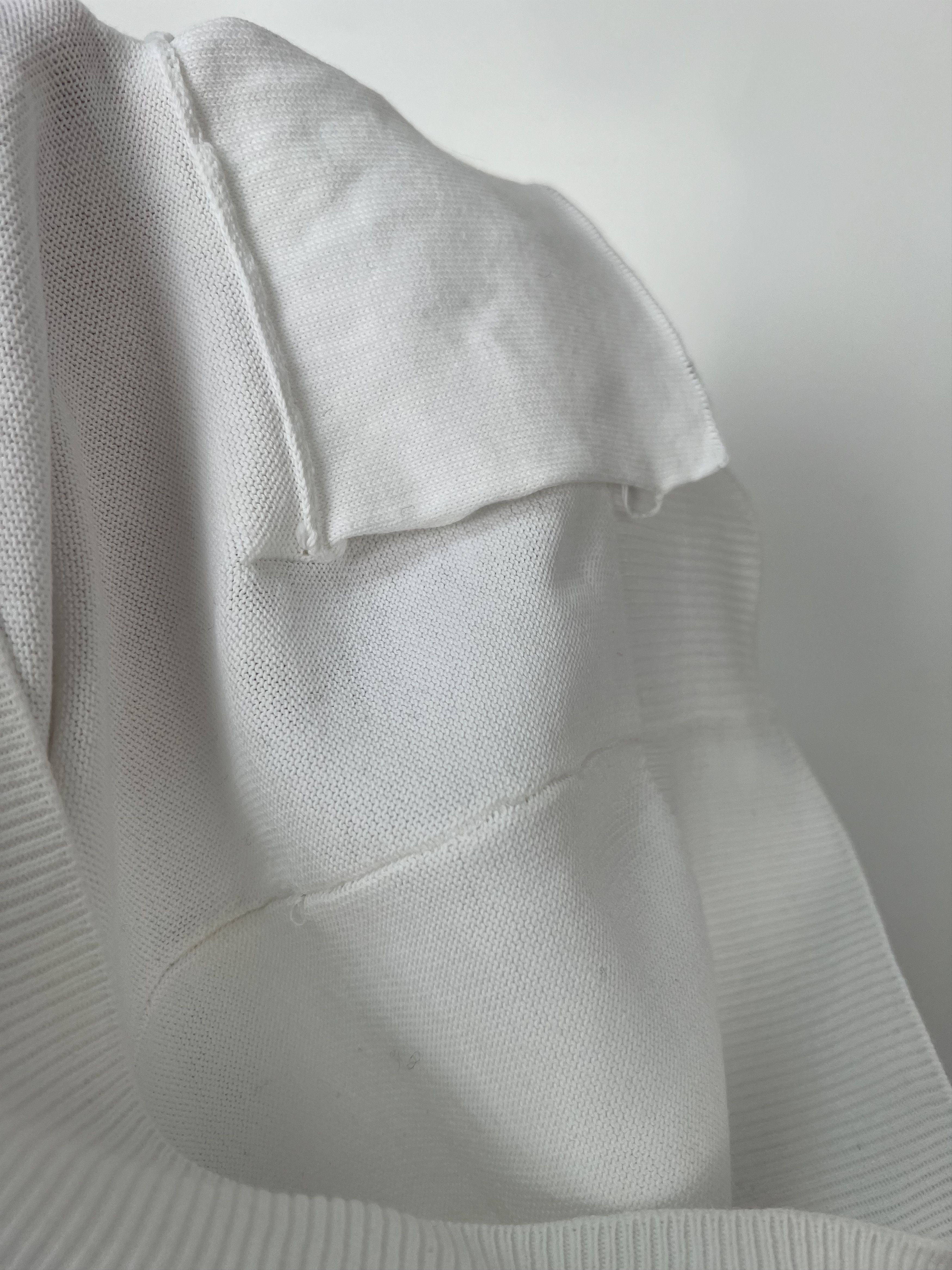 Dolce & Gabbana Dolce & Gabbana White Cotton Long Sleeve V-Neck Cardigan Size M / US 6-8 / IT 42-44 - 18 Thumbnail