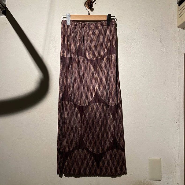 Issey Miyake Issey Miyake size:3 Geometric pattern skirt Size 42" / US 20 - 2 Thumbnail
