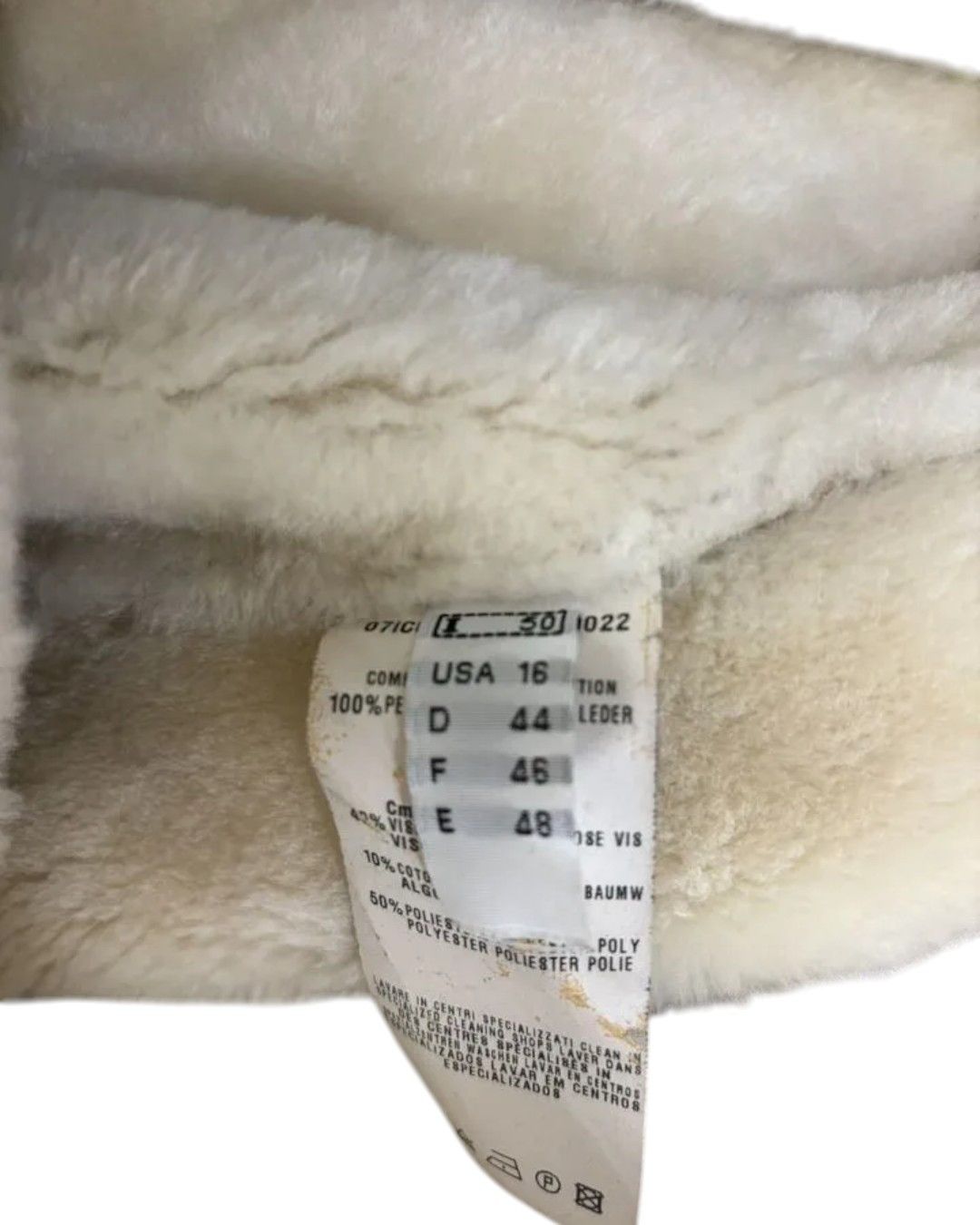 Roberto Cavalli SHEARLING BIKER BOMBER LEATHER JACKET Size US M / EU 48-50 / 2 - 6 Thumbnail
