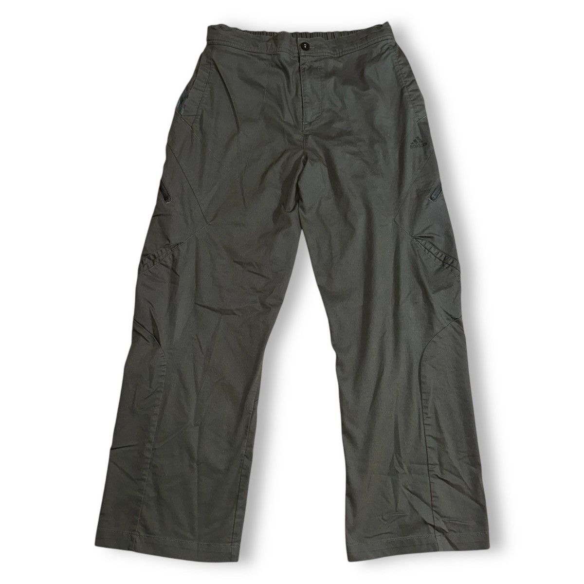 Adidas × Vintage Vintage adidas Cargo Tactical Utility Tech Pants Gray Size US 31 - 1 Thumbnail
