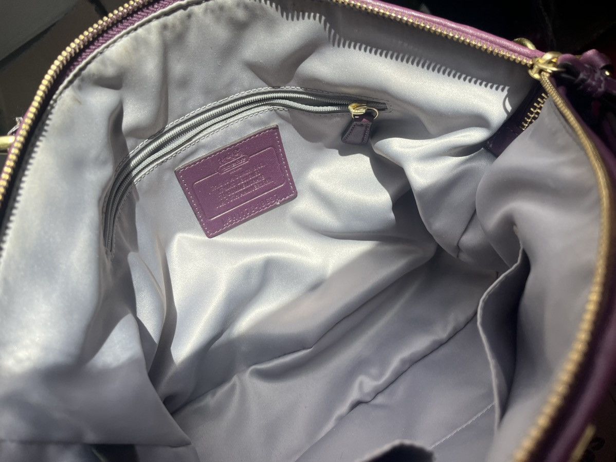 Coach 70th Anniversary Purple Quilted Coach Size ONE SIZE - 7 Thumbnail