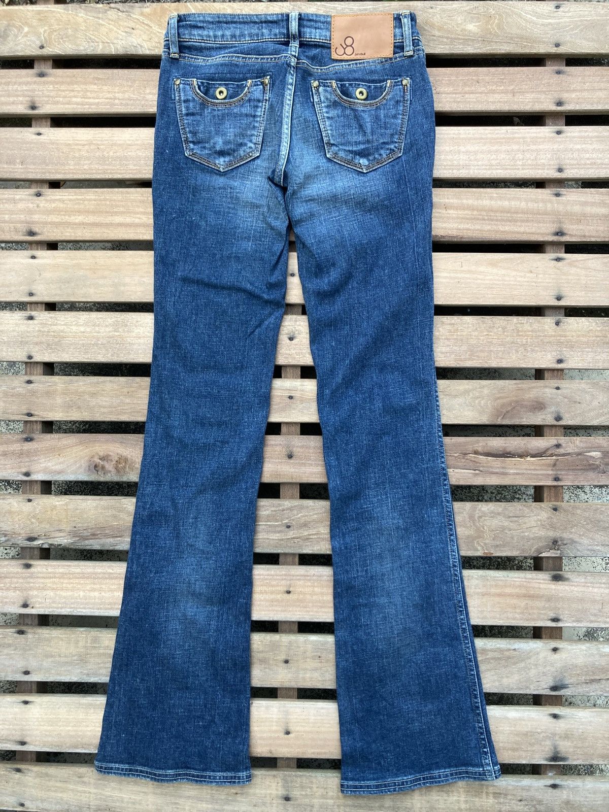 Johnbull Johnbull Blue Japan Flare Jeans Size 28" / US 6 / IT 42 - 14 Thumbnail