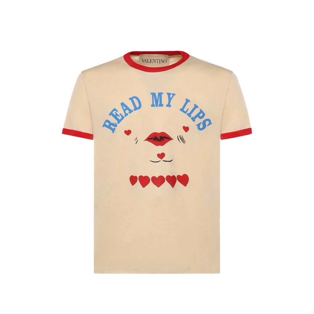 Valentino Valentino NEUTRALS T-Shirts & Vests - T-Shirts Size US M / EU 48-50 / 2 - 1 Thumbnail