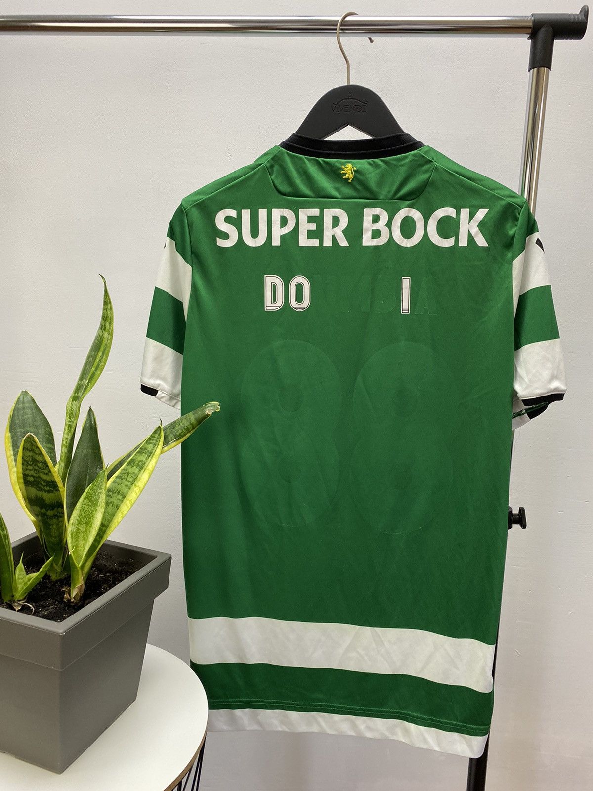 Macron Sporting Macron Home 2015 2016 #88 Doumbia Soccer Jersey Size US L / EU 52-54 / 3 - 20 Thumbnail