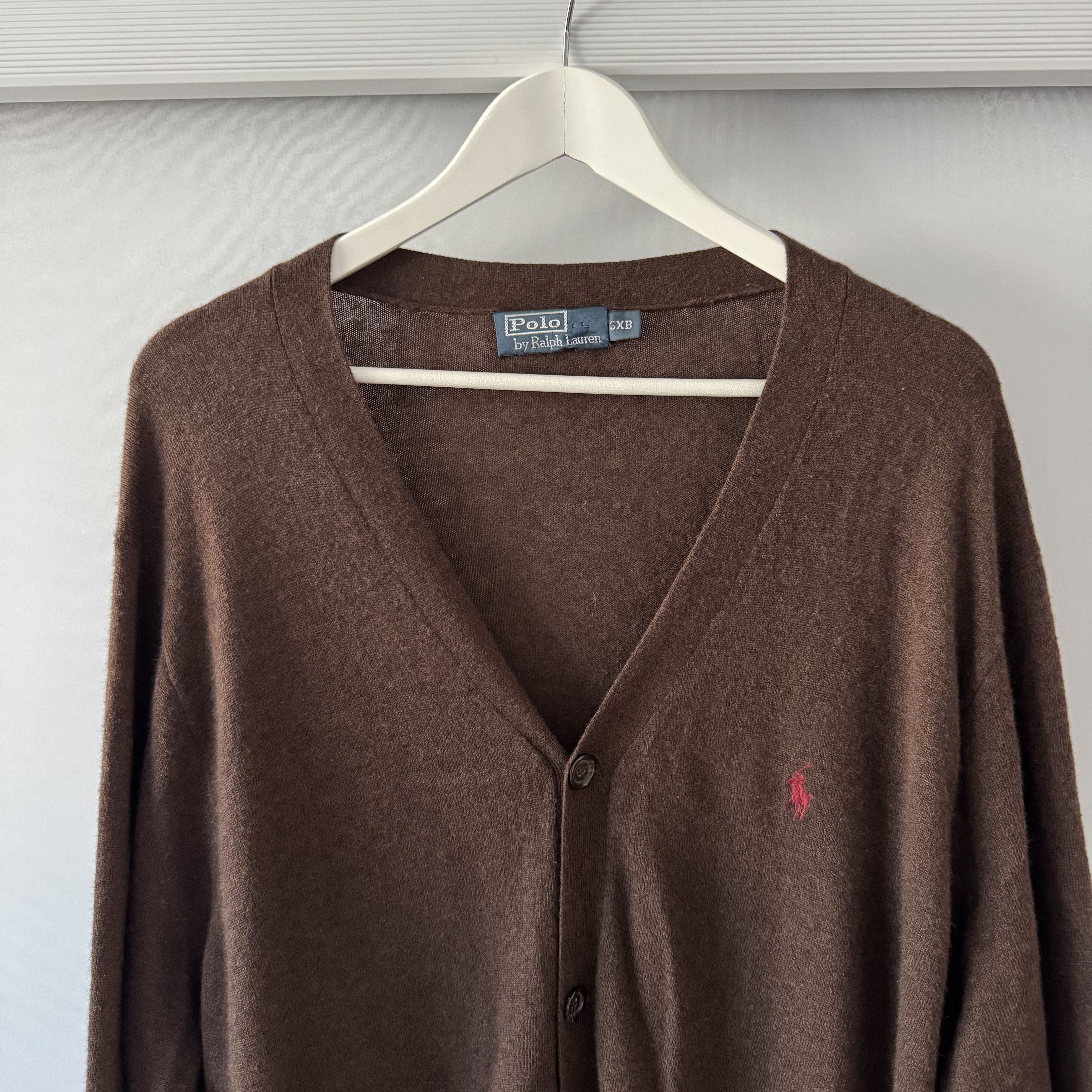 Polo Ralph Lauren Polo By Ralph Lauren Wool Brown Cardigan 3XL Size US XXL / EU 58 / 5 - 3 Thumbnail