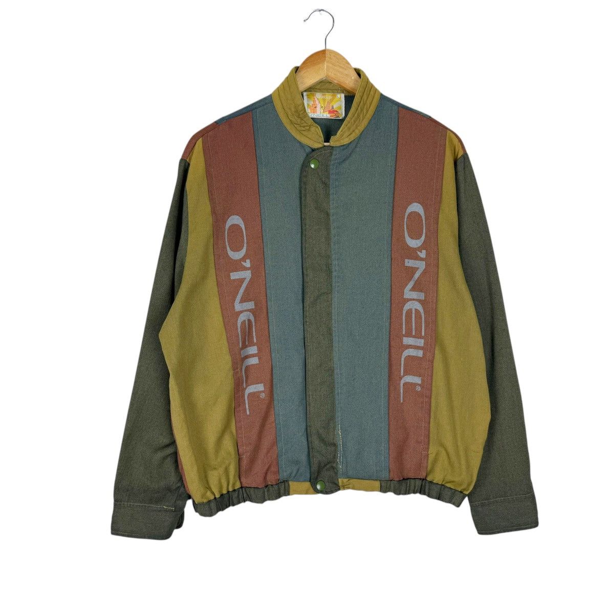 O'Neill × Vintage ❄️80s ONEILL SURF BOMBER JACKET Size US L / EU 52-54 / 3 - 2 Thumbnail