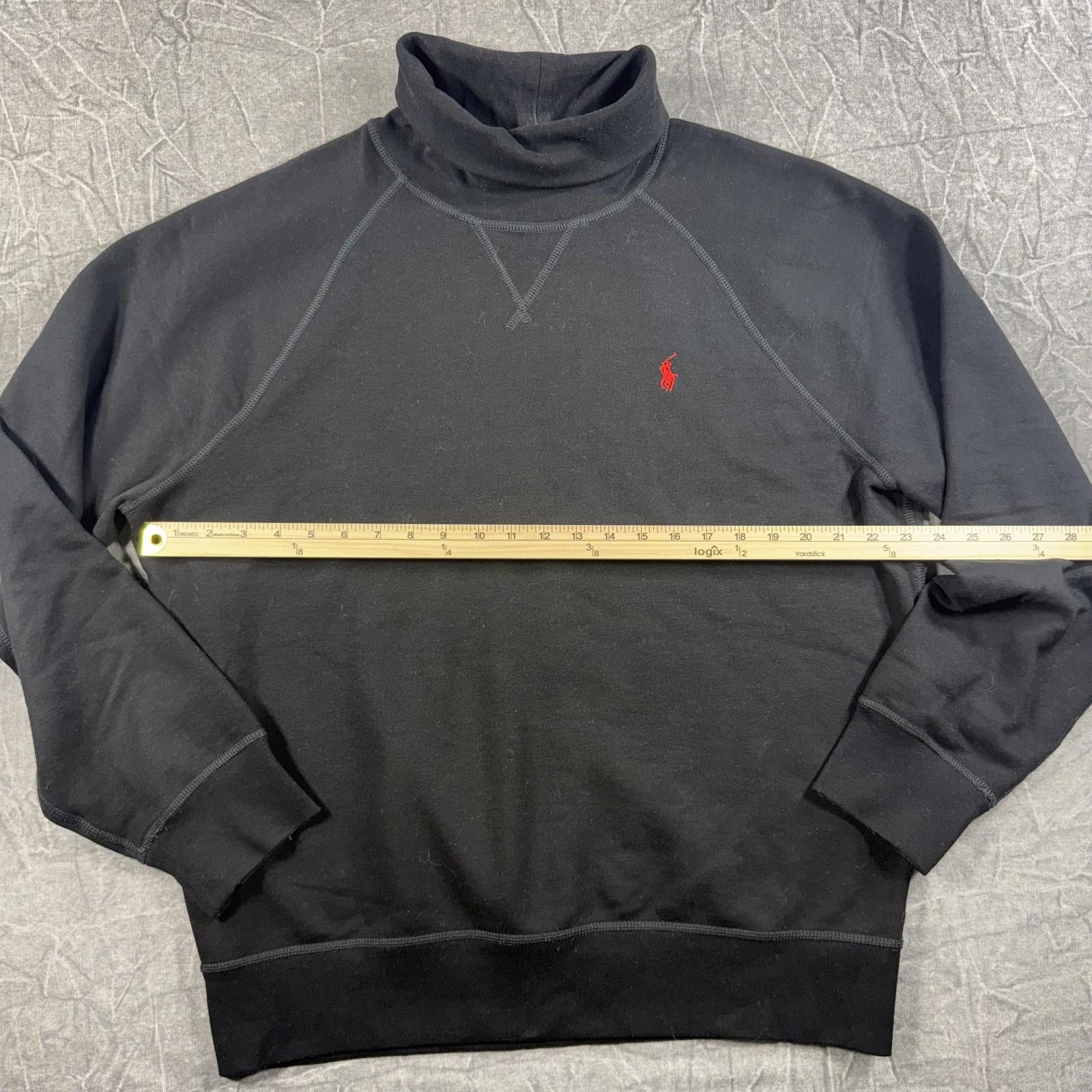 Polo Ralph Lauren Ralph Lauren Sweater Men's L Black Turtleneck Fleece Size US L / EU 52-54 / 3 - 4 Thumbnail