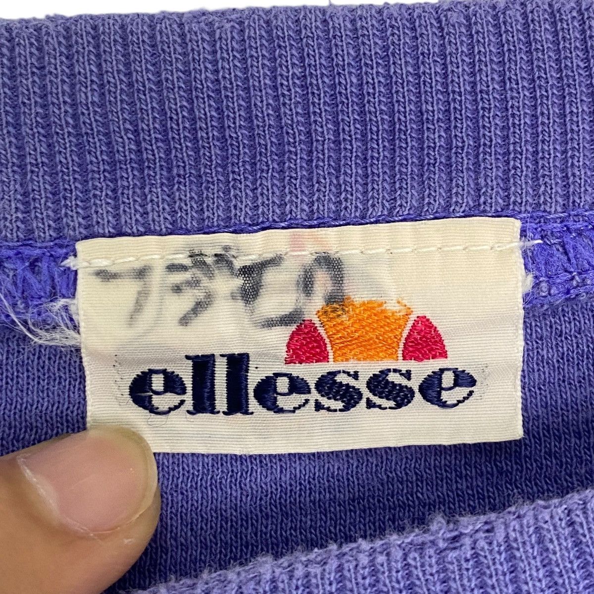 Vintage Vintage Ellesse Big Logo Crewneck Sweatshirt Blue Size S Size US S / EU 44-46 / 1 - 5 Thumbnail