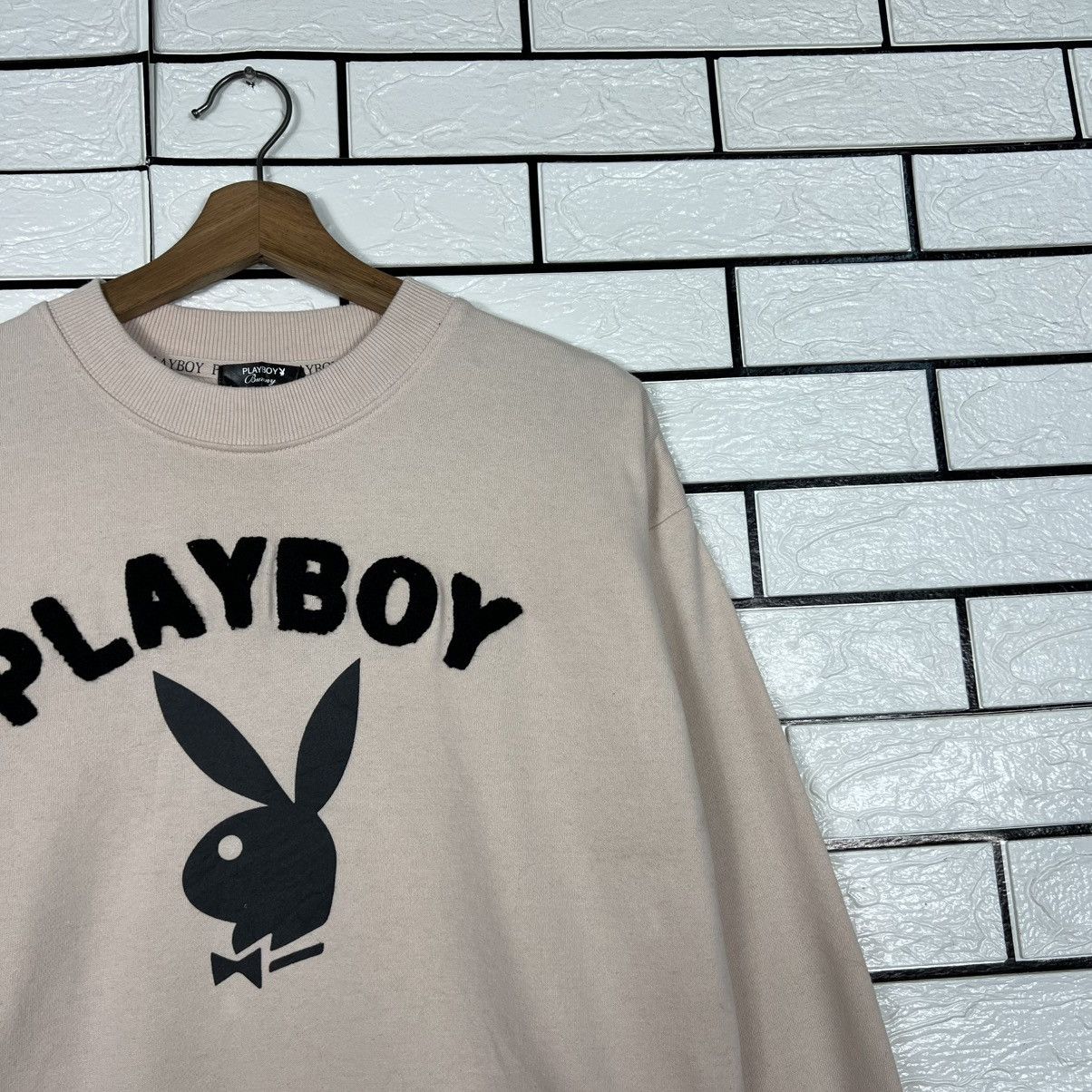 Playboy PLAYBOY Bunny Spellout Big Logo Short Sweatshirt #3952-C180 Size M / US 6-8 / IT 42-44 - 4 Thumbnail