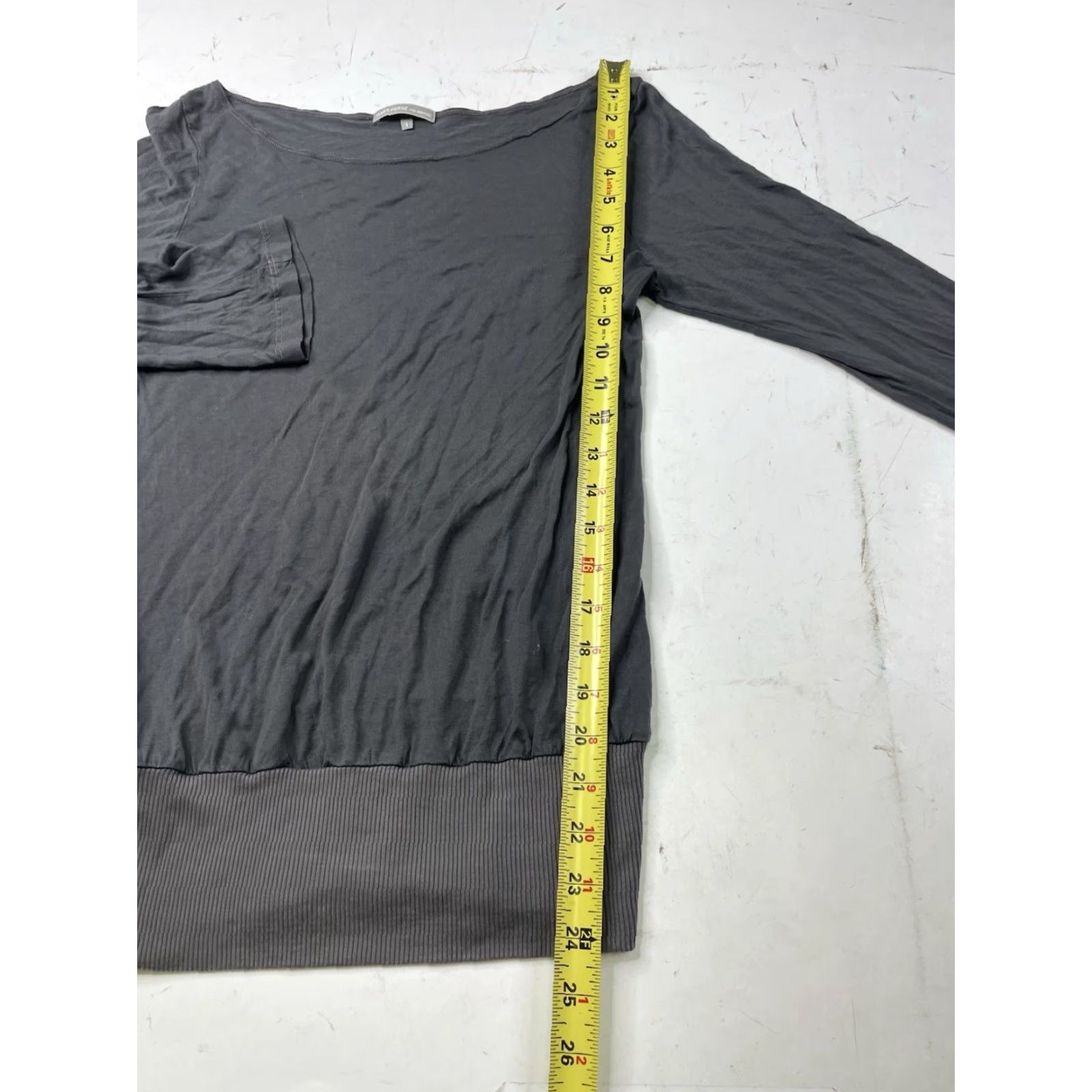 James Perse James Perse Top Womens Gray Kimono Tunic Size 1 Regular Cowl Neck Long Sleeve Pullover Solid Tunic Casual Love Size XS / US 0-2 / IT 36-38 - 6 Thumbnail