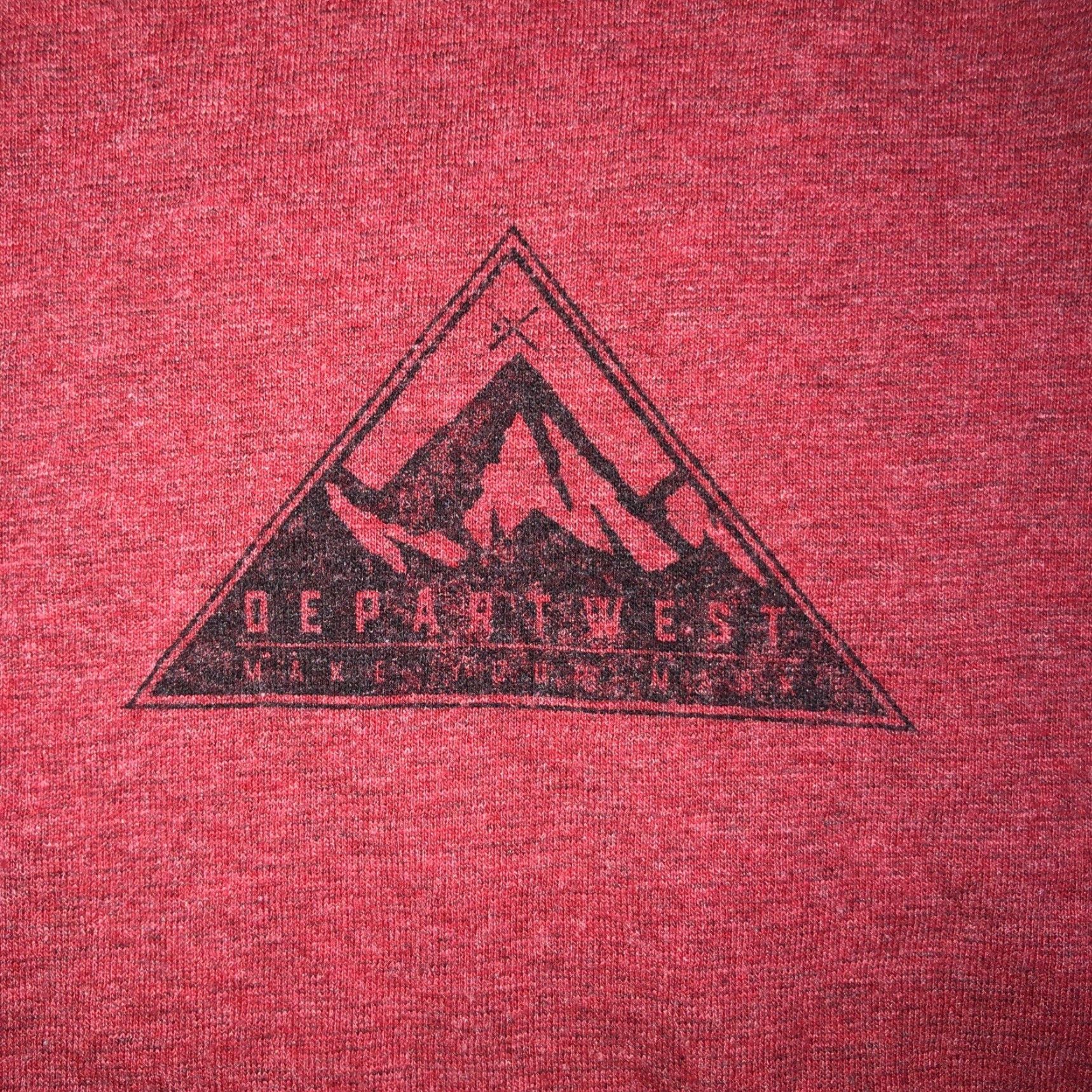 Vintage Departwest Red T-Shirt Mens L Size US L / EU 52-54 / 3 - 2 Thumbnail