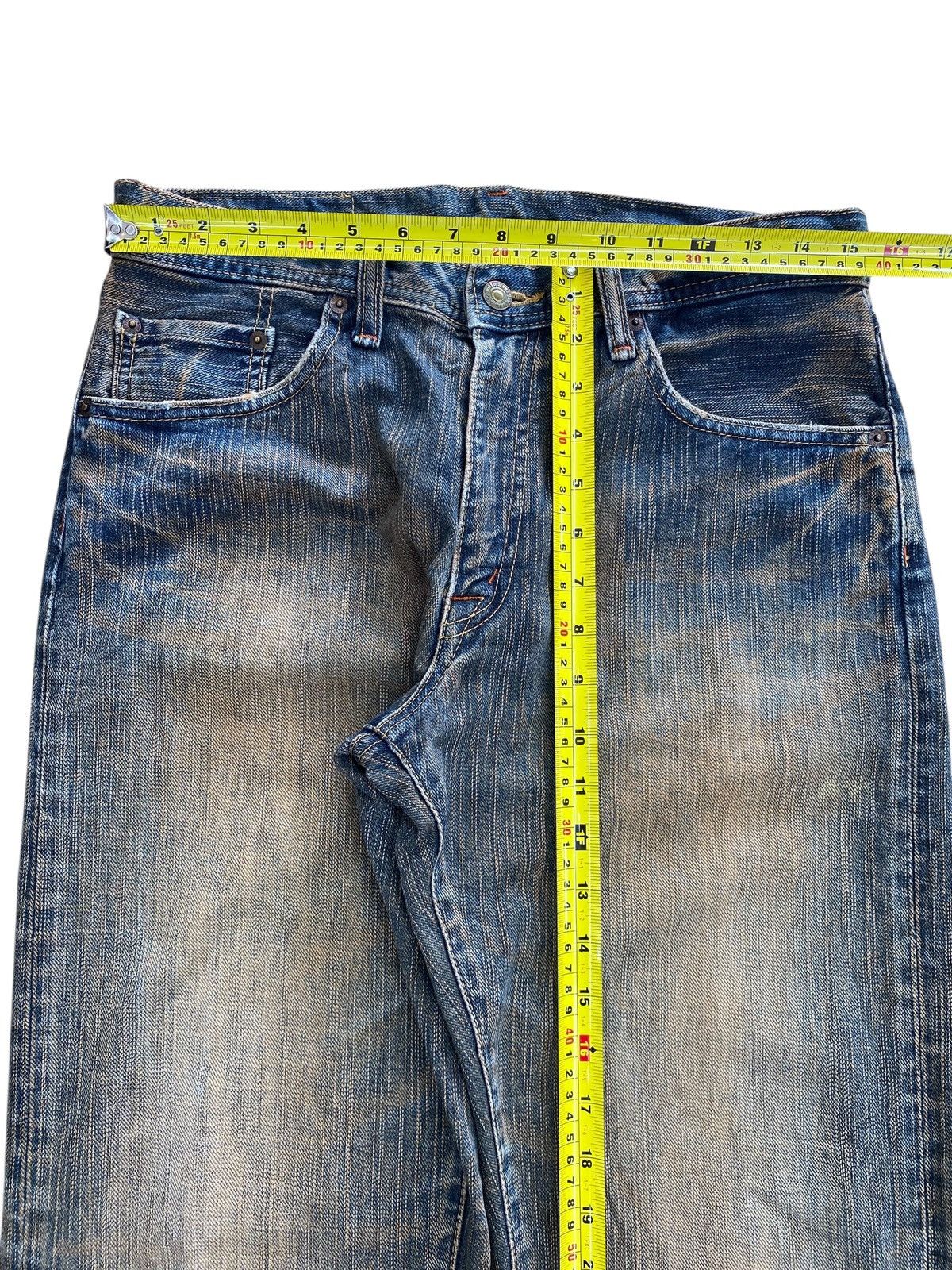 Japanese Brand Japanese Brand GLHEART Rusty Wash Loose Jeans Size US 31 - 7 Thumbnail
