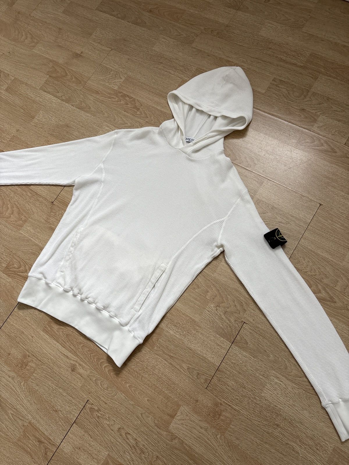 Stone Island Stone Island White Hoodie Medium Size US M / EU 48-50 / 2 - 1 Thumbnail