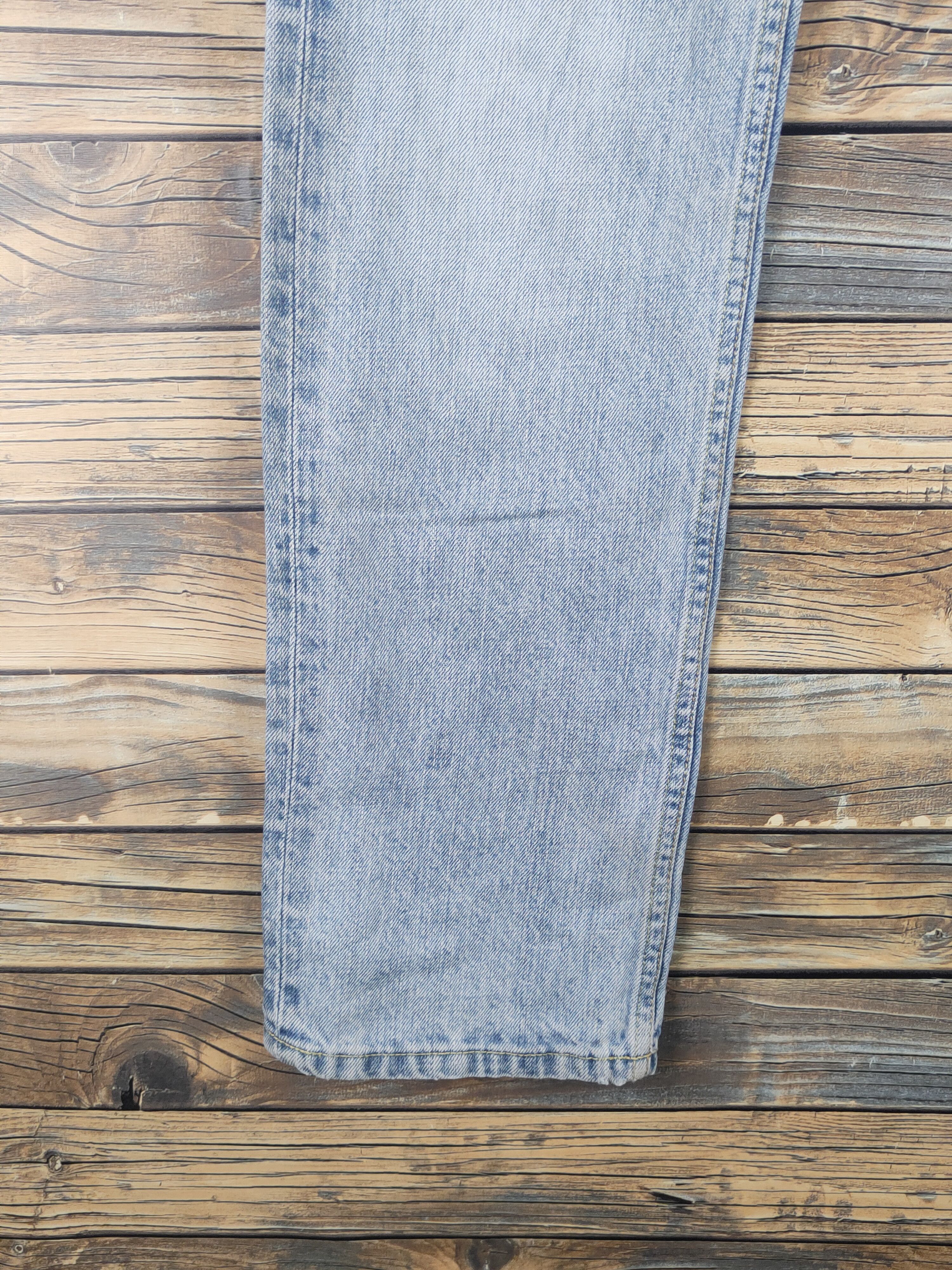 Japanese Brand Japan vintage Blue Distressed Ripped denim Jeans #W1614 Size US 30 / EU 46 - 4 Thumbnail