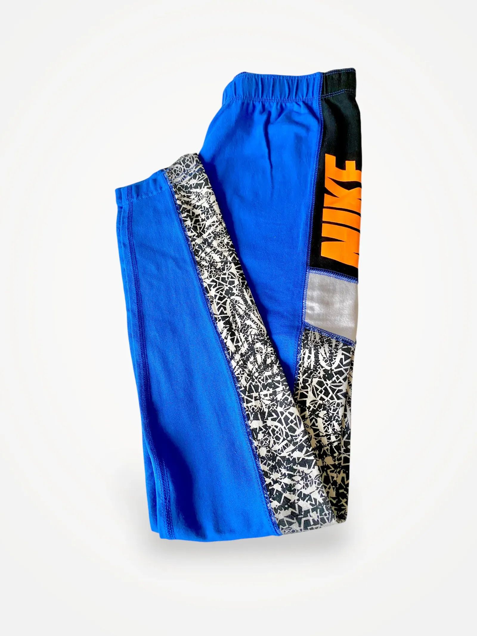 Nike Nike Träningsbyxor blå / flerfärgade Sweatpants Size 27" / US 4 / IT 40 - 1 Thumbnail