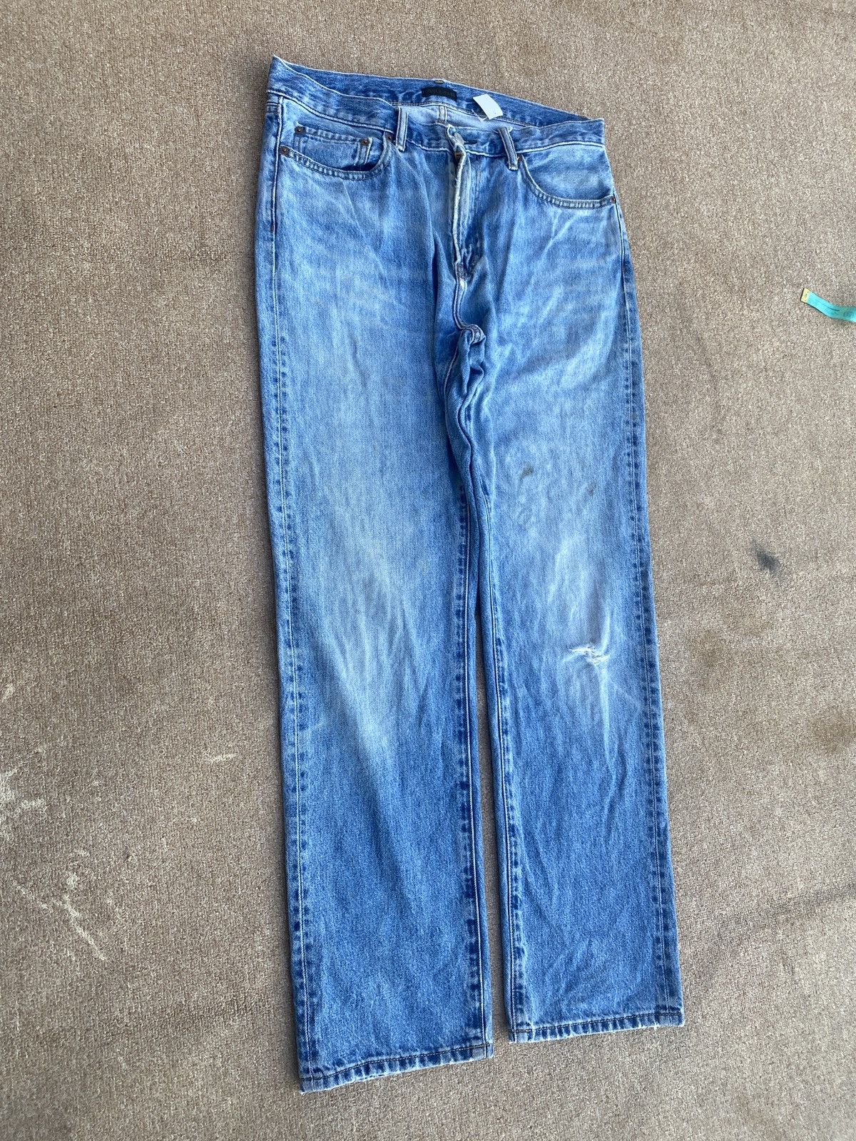 Jun Takahashi × Uniqlo Vintage uniqlo fabric by khaihara straight cut denim Size US 32 / EU 48 - 12 Thumbnail