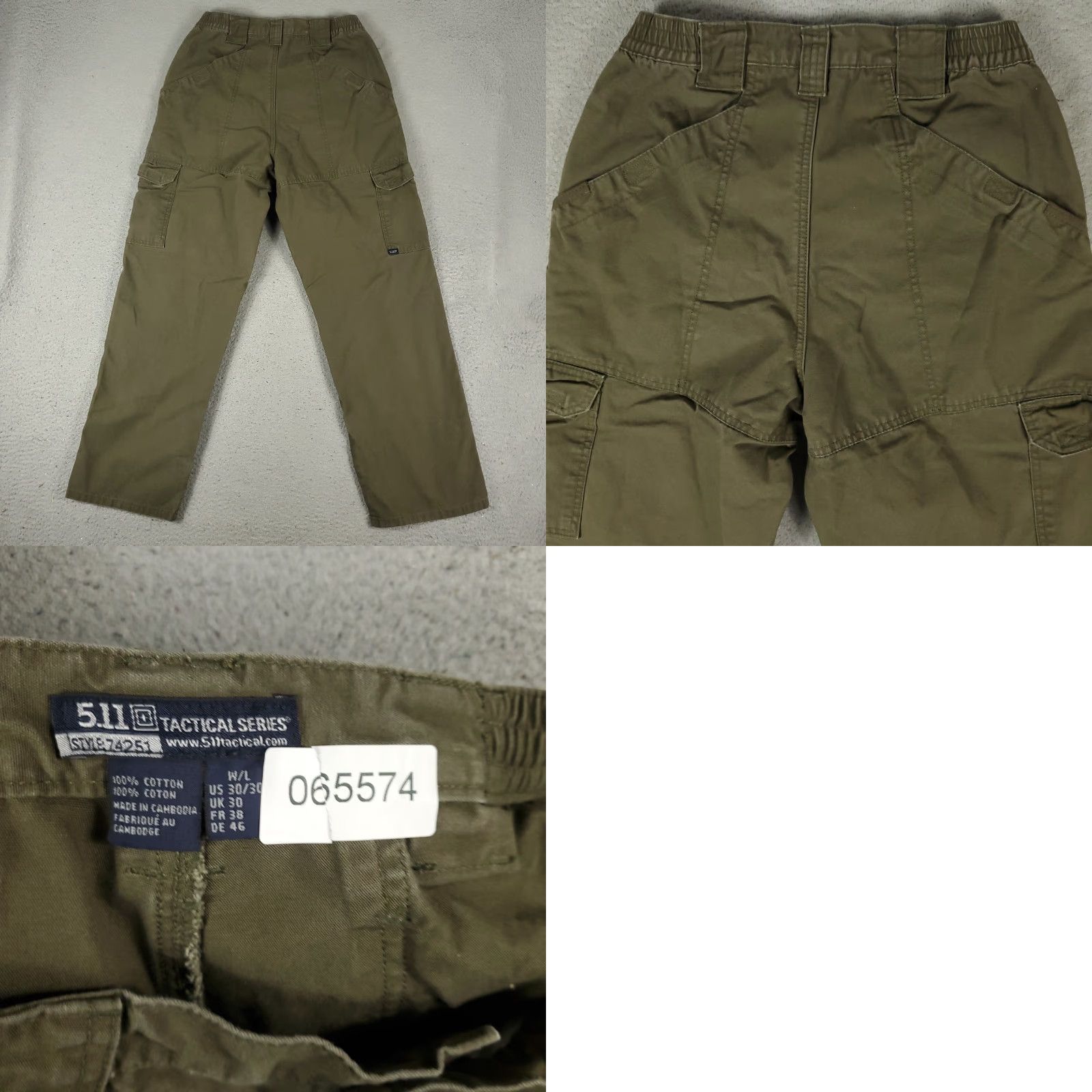 Vintage 5.11 Tactical Pants Mens Size 30x30 Green Cargo Trousers Outdoor Cargo Pocket Straight Regular Size US 30 / EU 46 - 8 Thumbnail