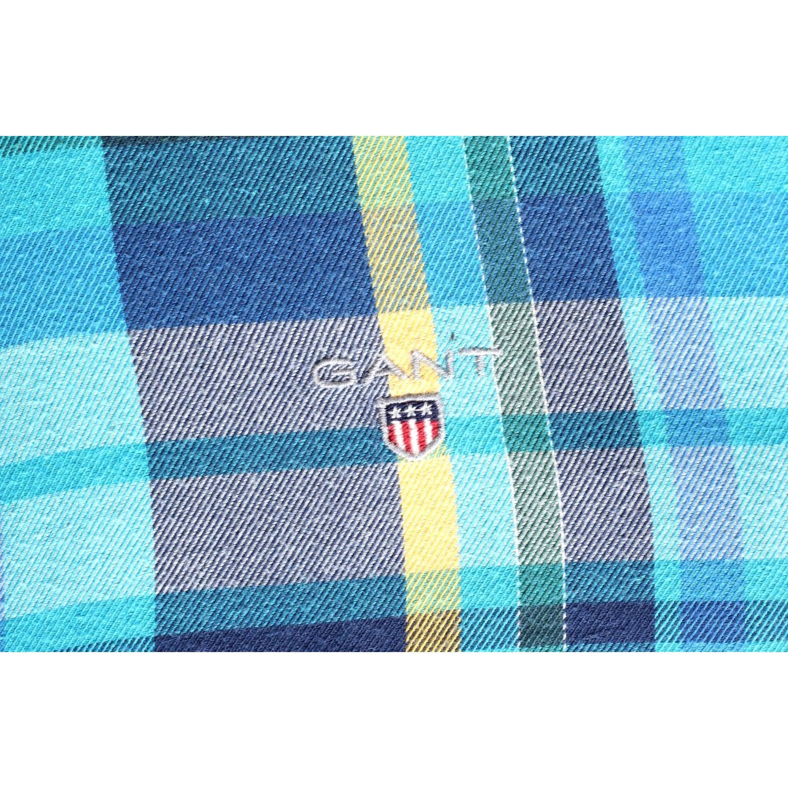 Gant GANT Flannel Shirt Men M 39/40 15 ¾ Regular Fit Long Sleeve Plaid Multicoloured Casual Formal Men Size US M / EU 48-50 / 2 - 4 Thumbnail