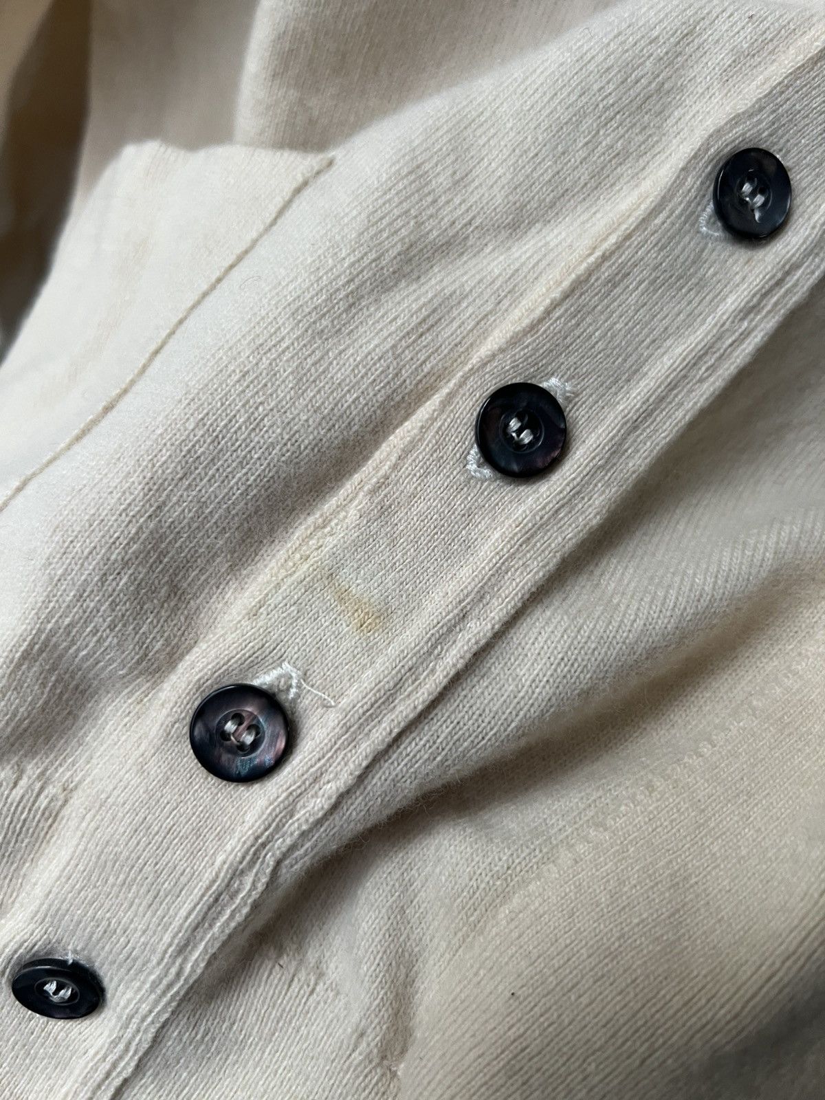 Burberry × Vintage 80s Burberry Wool Cardigan Size US L / EU 52-54 / 3 - 11 Thumbnail