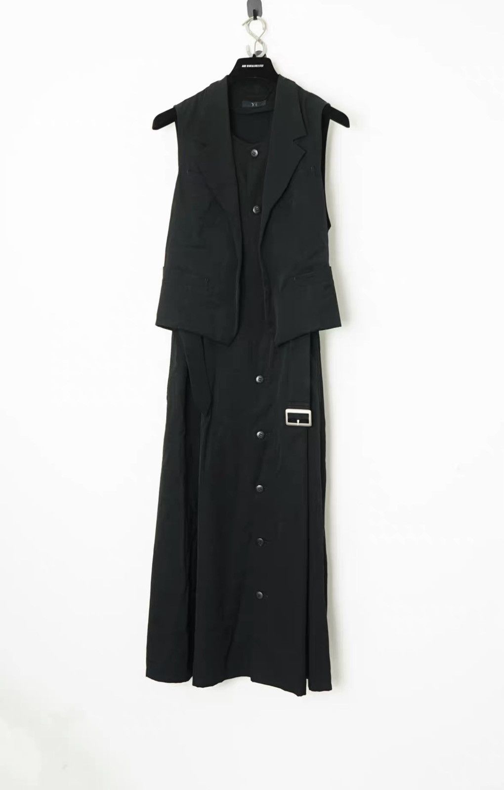 Yohji Yamamoto Yohji Yamamoto Y's Layered Look Sleeveless Mid-Length Coat Size US M / EU 48-50 / 2 - 1 Thumbnail