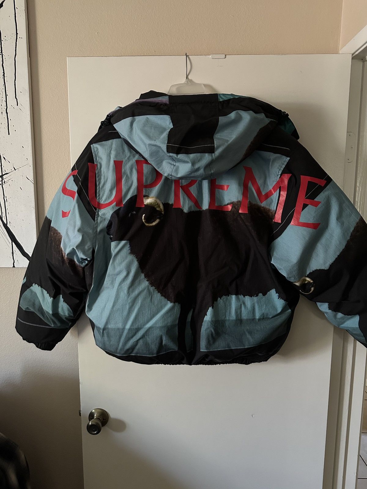 Damien Hirst × Supreme Supreme x Damien Hirst Down Puffer Jacket Size US XL / EU 56 / 4 - 1 Thumbnail