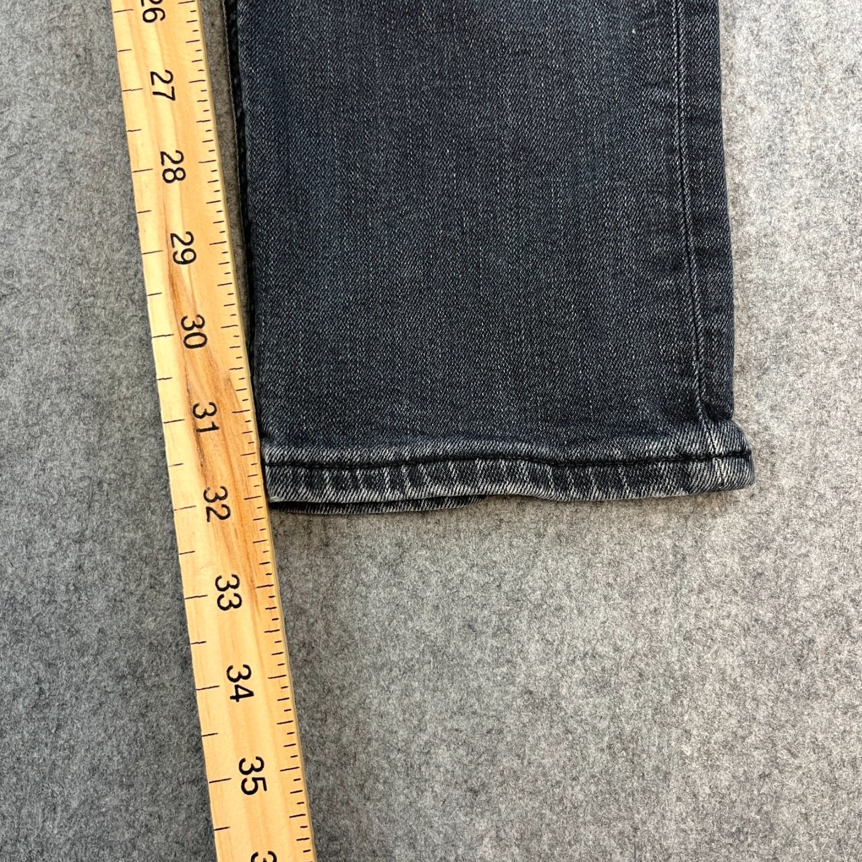 Hugo Boss HUGO BOSS Jeans Slim Delaware 32 Charcoal Wash Grey Stretch Denim 5-Pocket Mens Regular Size US 32 / EU 48 - 4 Thumbnail