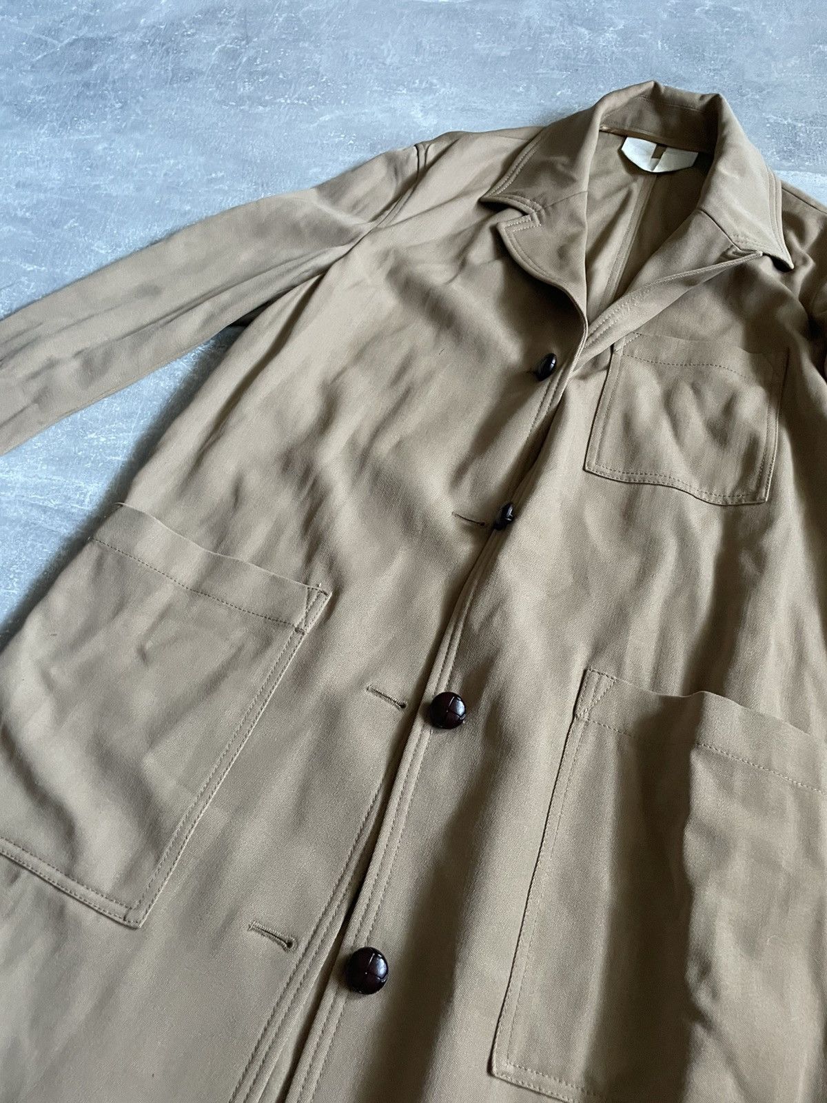Arket Arket coat trench jacket old money luxury wool twill sweden Size M / US 6-8 / IT 42-44 - 4 Thumbnail
